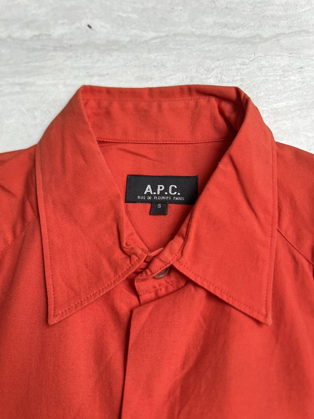 A.P.C. A.P.C Red Shirt Size US XS / EU 42 / 0 - 5 Thumbnail