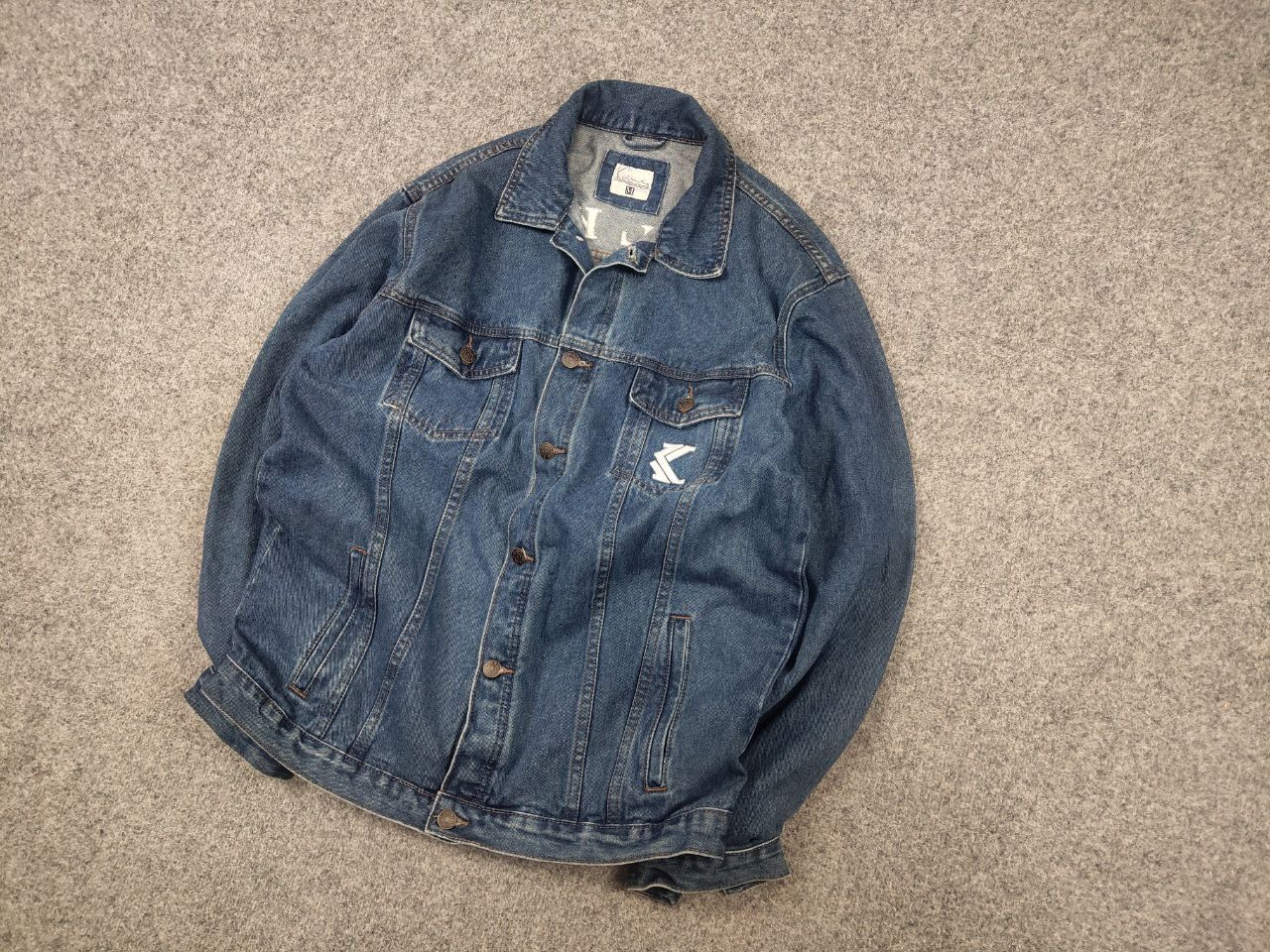 Karl Kani Karl Kani Vintage Logo BLue Button denim Jacket Y2K Style Size US M / EU 48-50 / 2 - 3 Thumbnail
