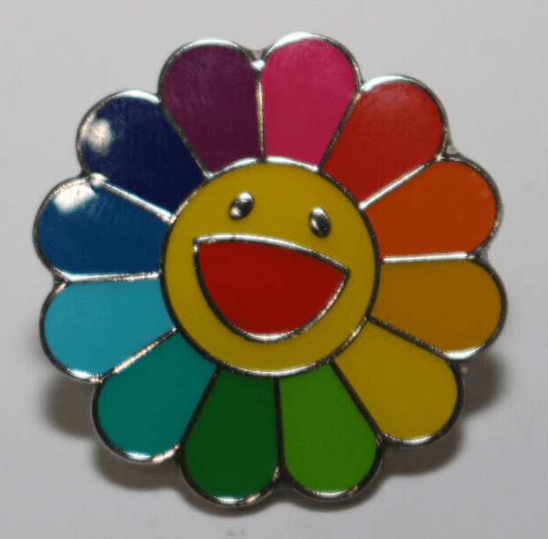 Takashi Murakami Takashi Murakami Rainbow Flower Enamel Pin Brooch TMKK Size ONE SIZE - 2 Thumbnail
