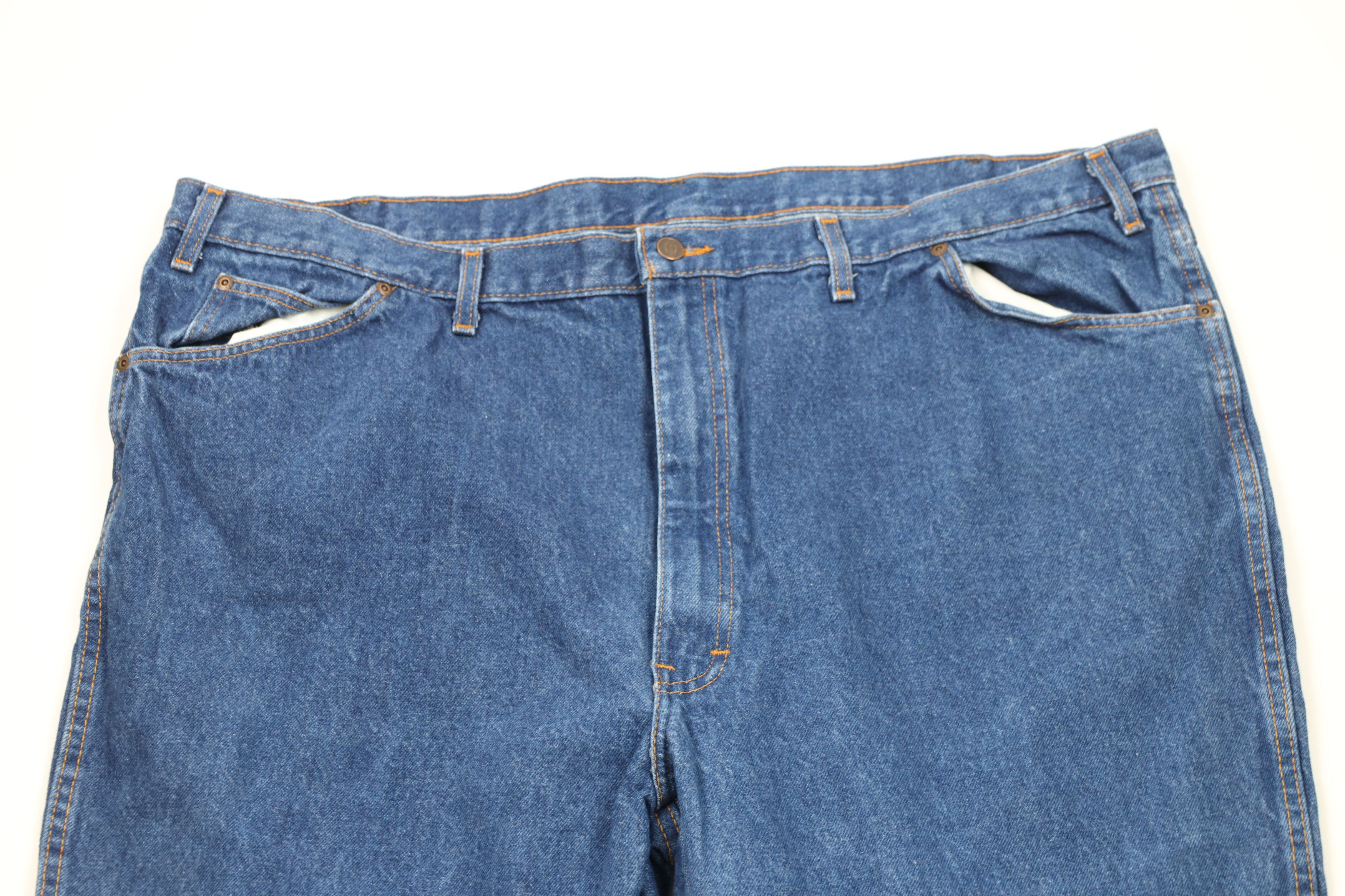 Dickies Vintage Y2K Dickies Spell Out Wide Leg Dungaree Denim Jeans Size US 44 / EU 60 - 2 Thumbnail