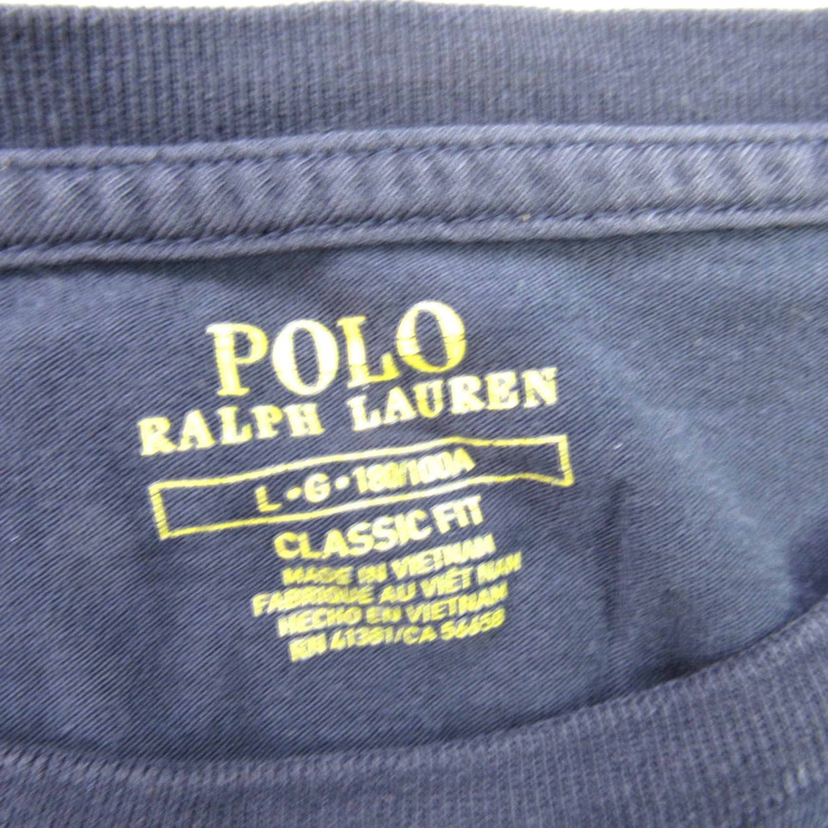 Ralph Lauren Polo Golf Ralph Lauren Shirt Mens Large Short Sleeve Blue Crew Neck Classic Size US L / EU 52-54 / 3 - 3 Thumbnail
