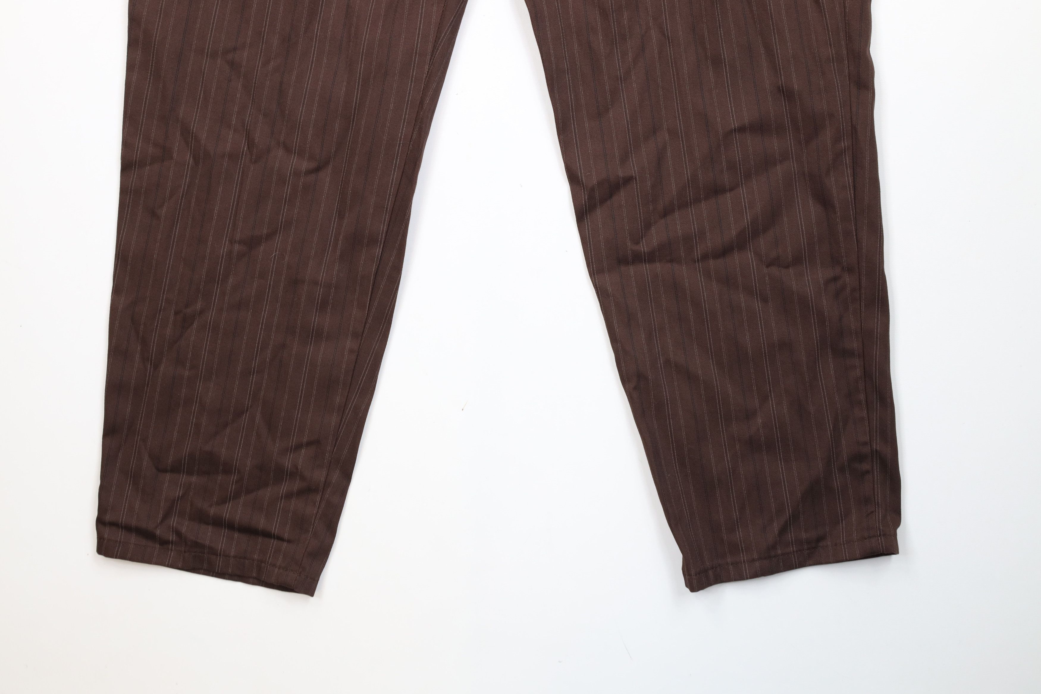 Vintage Vintage 90s Streetwear Striped High Waist Tapered Leg Pants Size 40" / US 18 - 4 Thumbnail