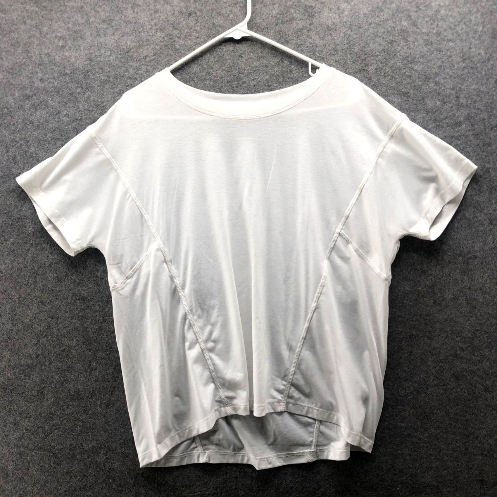 Lou & Grey Lou & Grey Shirt Womens S White Oversized Short Sleeve Crewneck Active Crew Size S / US 4 / IT 40 - 2 Thumbnail