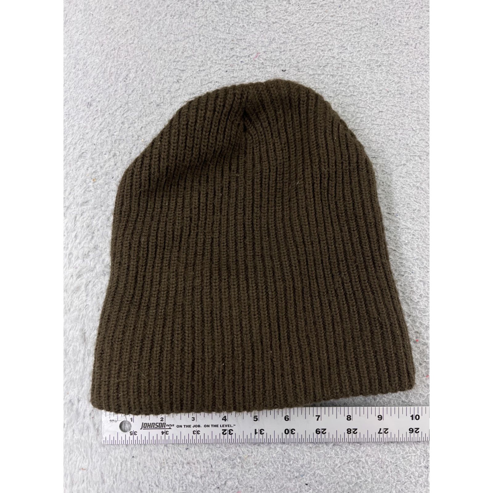 Vintage VINTAGE Beanie Toque Adult One Size Brown Double Knit 100% Acrylic Winter Snow Ski Size ONE SIZE - 2 Thumbnail