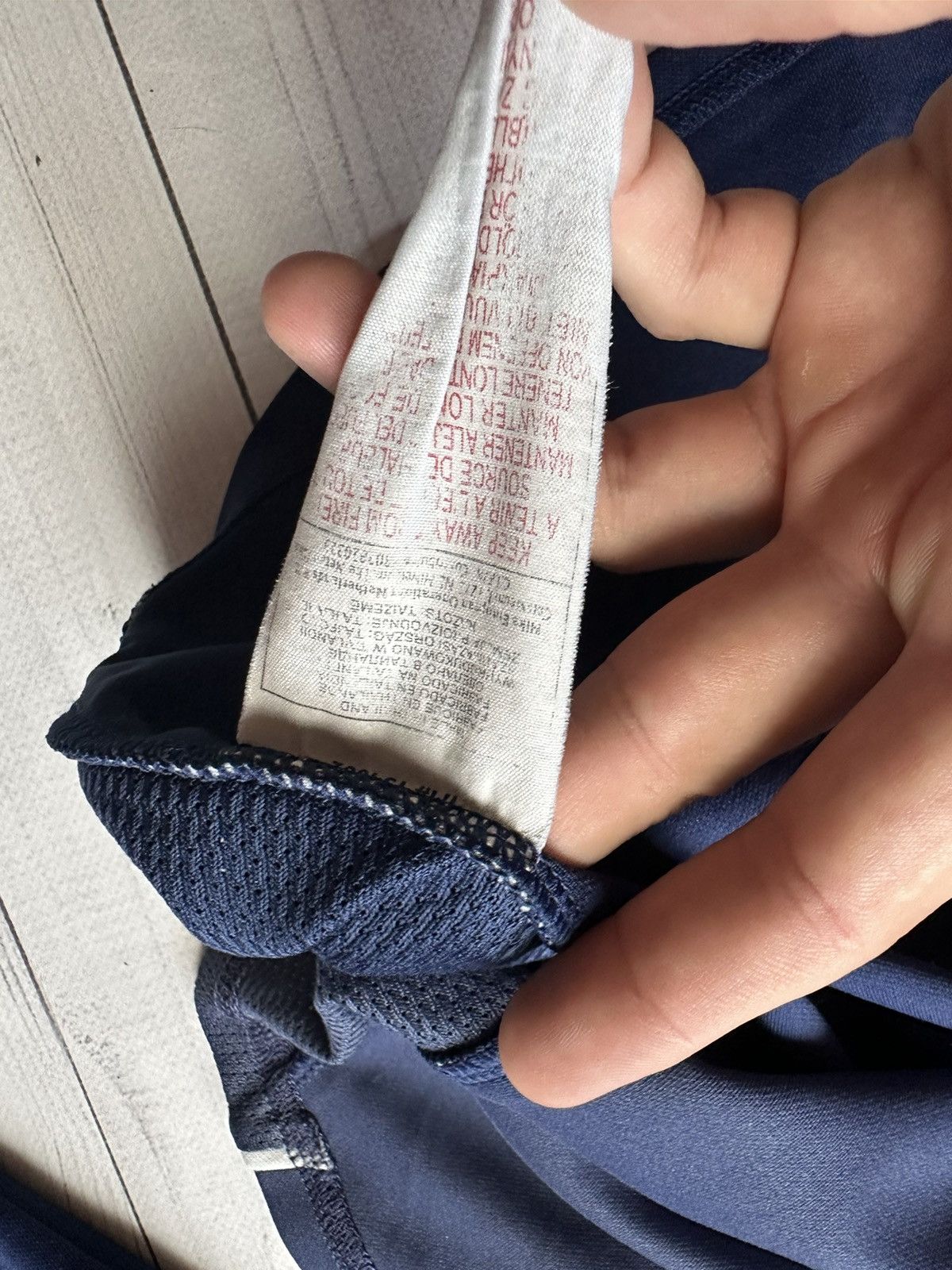 Nike × Vintage Vintage Nike long sleeve jersey navy size L Size US L / EU 52-54 / 3 - 8 Thumbnail