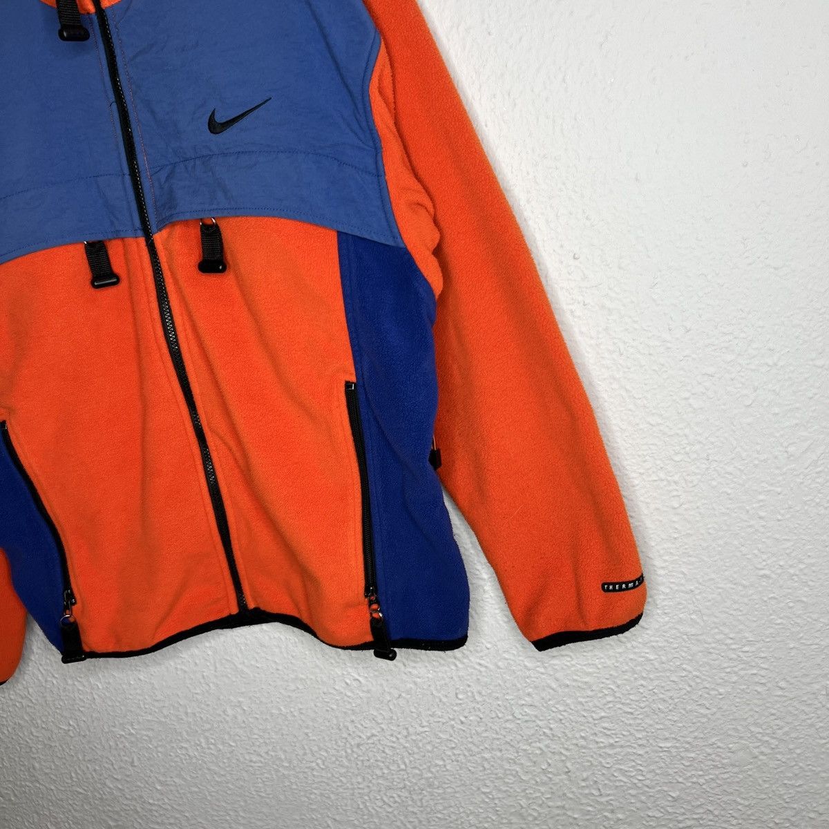 Nike Vintage Nike ACG Jacket Fleece Sweatshirt Zip Logo Orange Size US M / EU 48-50 / 2 - 4 Thumbnail