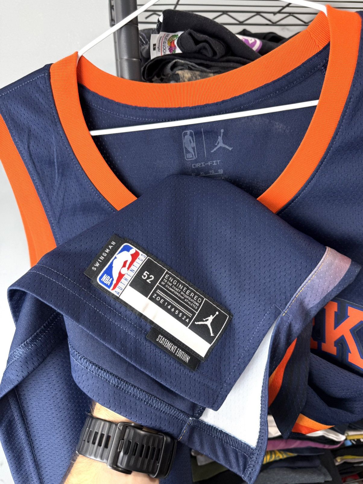 Jordan Brand Jordan New York Sleeveless Basketball Jersey T Shirt Size US XL / EU 56 / 4 - 7 Thumbnail