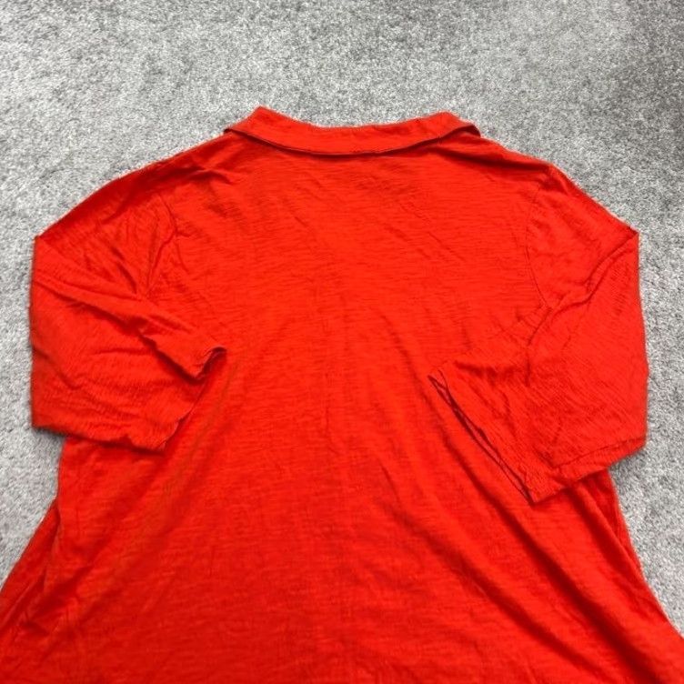 Vintage VINTAGE Always Indigo Red Cotton Blouse Women Plus 2X Boho Casual Tunic Top 3/4 Sleeve Size XXL / US 16-18 / IT 52-54 - 4 Thumbnail