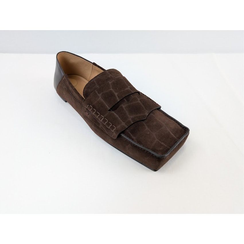 Jacquemus o1rshd1 Les Mocassins Carre Loafer Boots in Dark Brown Size US 12 / EU 45 - 3 Thumbnail