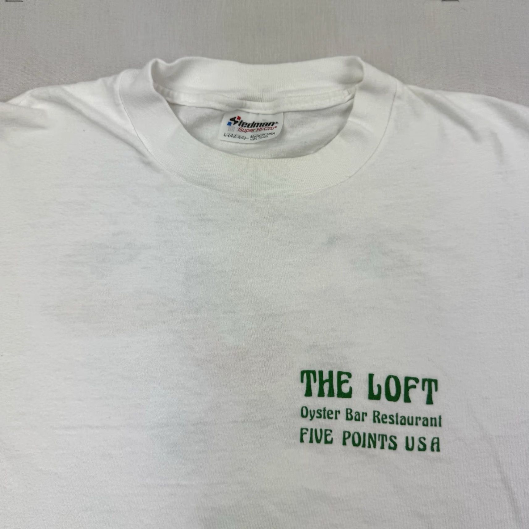 Loft VINTAGE The Loft Columbia Sout Carolina Long Sleeve T-Shirt Men L White 80s St Patricks Five Points Stedman Crew Neck Mens Size US L / EU 52-54 / 3 - 5 Thumbnail
