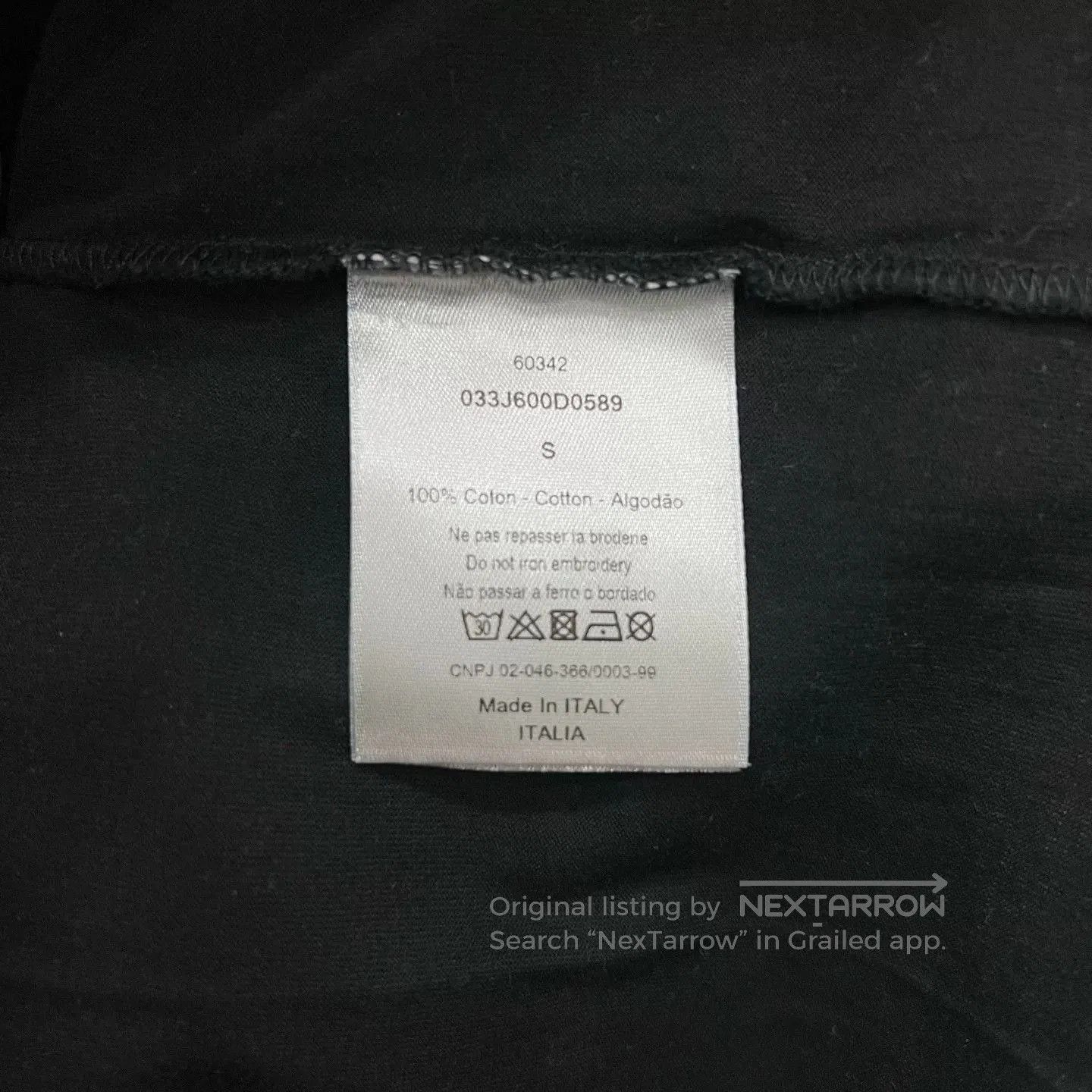 Dior Dior Embroidered Gradient Logo Short Sleeve. Size US S / EU 44-46 / 1 - 6 Thumbnail
