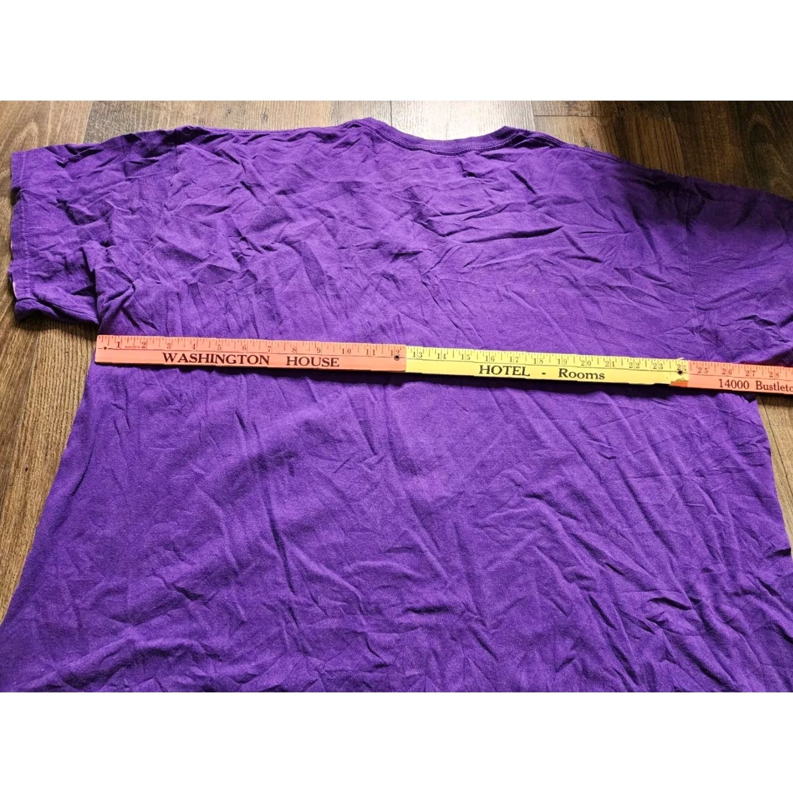 Prince Prince Purple Rain Band T-Shirt Mens 3XL Short Sleeve Bleach Stains Regular Fit Size US XXL / EU 58 / 5 - 7 Thumbnail