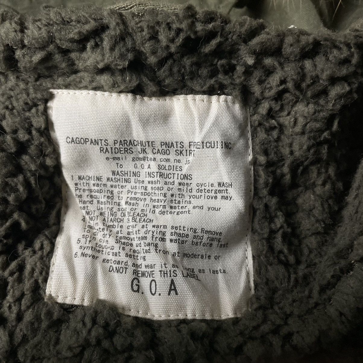 If Six Was Nine × Japanese Brand × Le Grande Bleu (L.G.B.) 🇯🇵 VINTAGE GOA HIDDEN BUTTON ZIPPER FUR HOODIE PONCHO Size US M / EU 48-50 / 2 - 15 Thumbnail