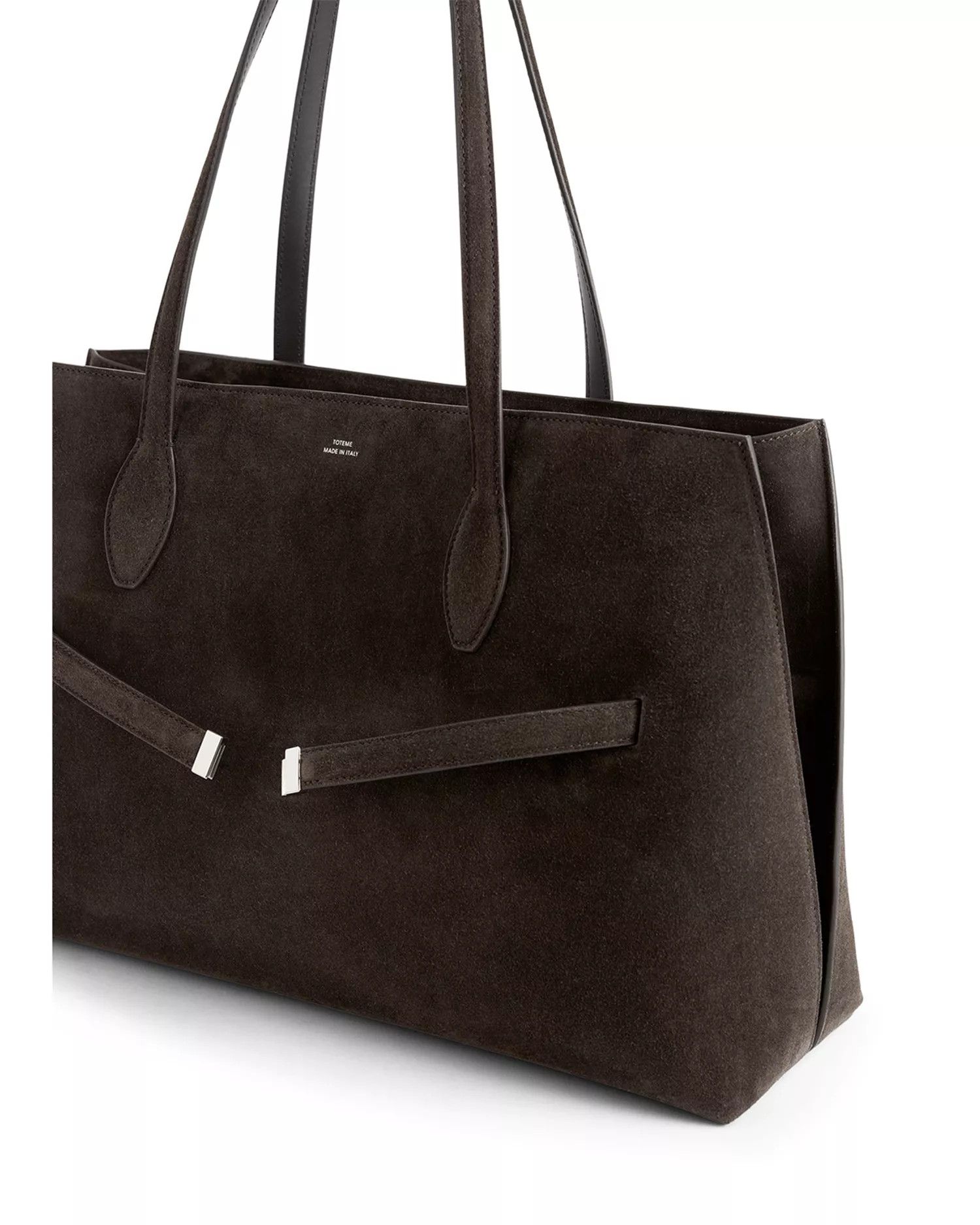 Toteme os11x0726 Size: OS / Large Suede Lounge Tote Bag in Brown Size ONE SIZE - 3 Thumbnail