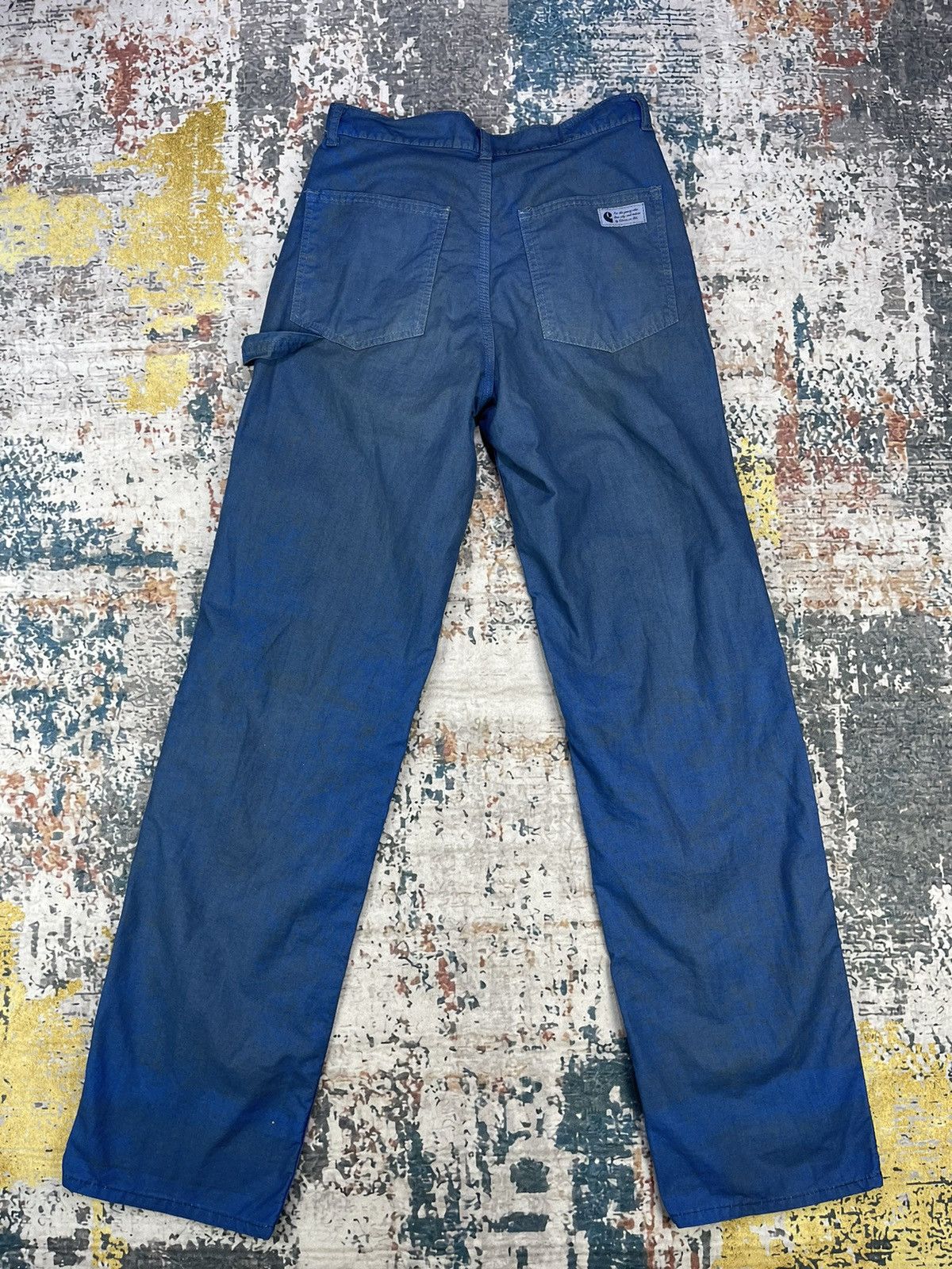 Edwin Vtg Distressed Dirt Edwin Blue Carpenter Pants Size US 28 / EU 44 - 9 Thumbnail