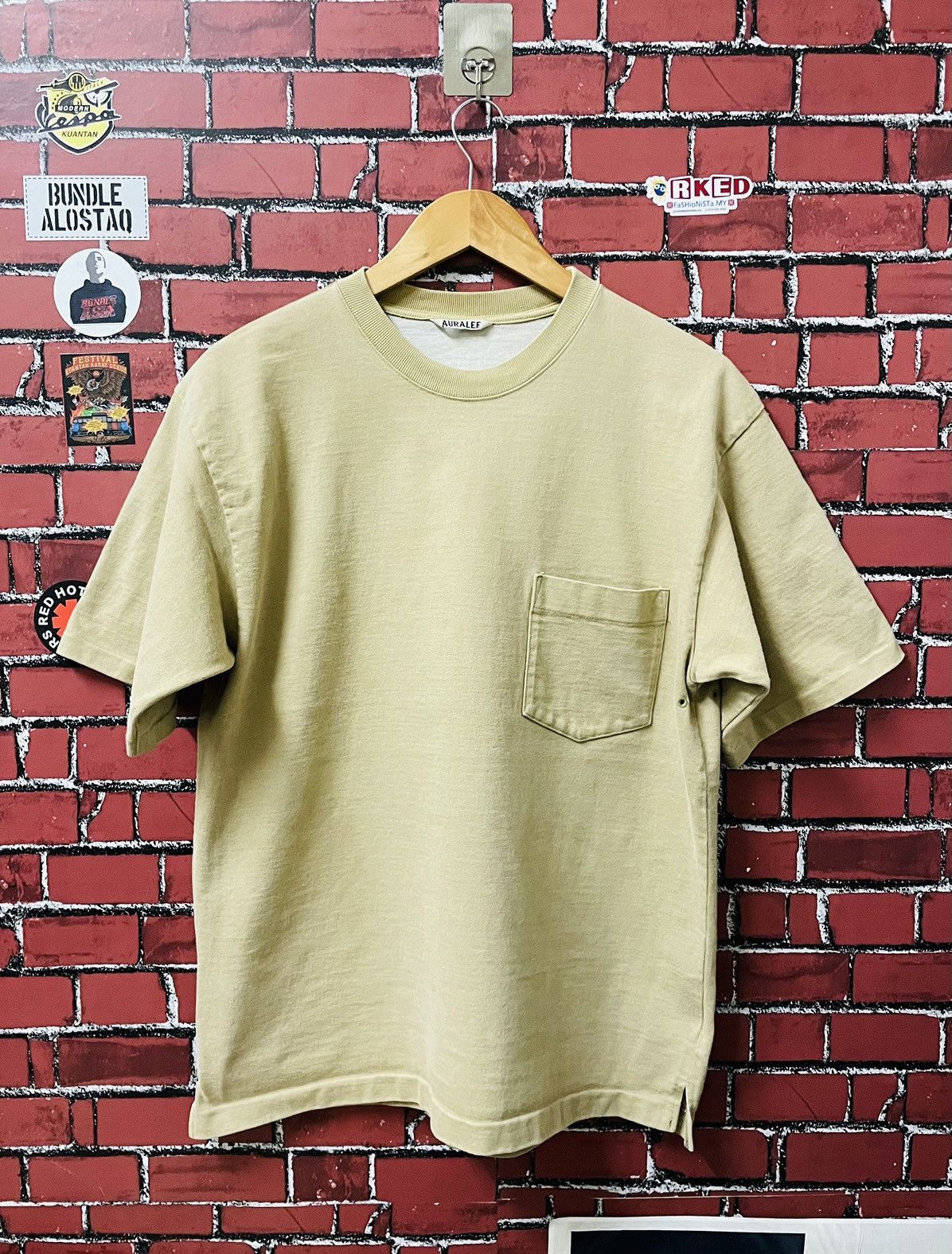 Auralee × Designer × Japanese Brand AURALEE Pocket Tees SHIRT VINTAGE Size US L / EU 52-54 / 3 - 1 Thumbnail