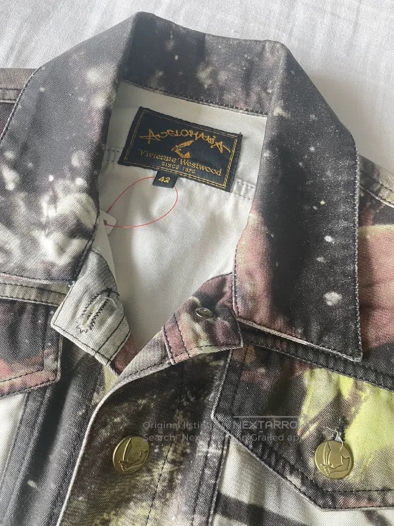 Vivienne Westwood Vivienne Westwood War Oil Painting Denim Jacket Vintage Ja Size S / US 4 / IT 40 - 4 Thumbnail