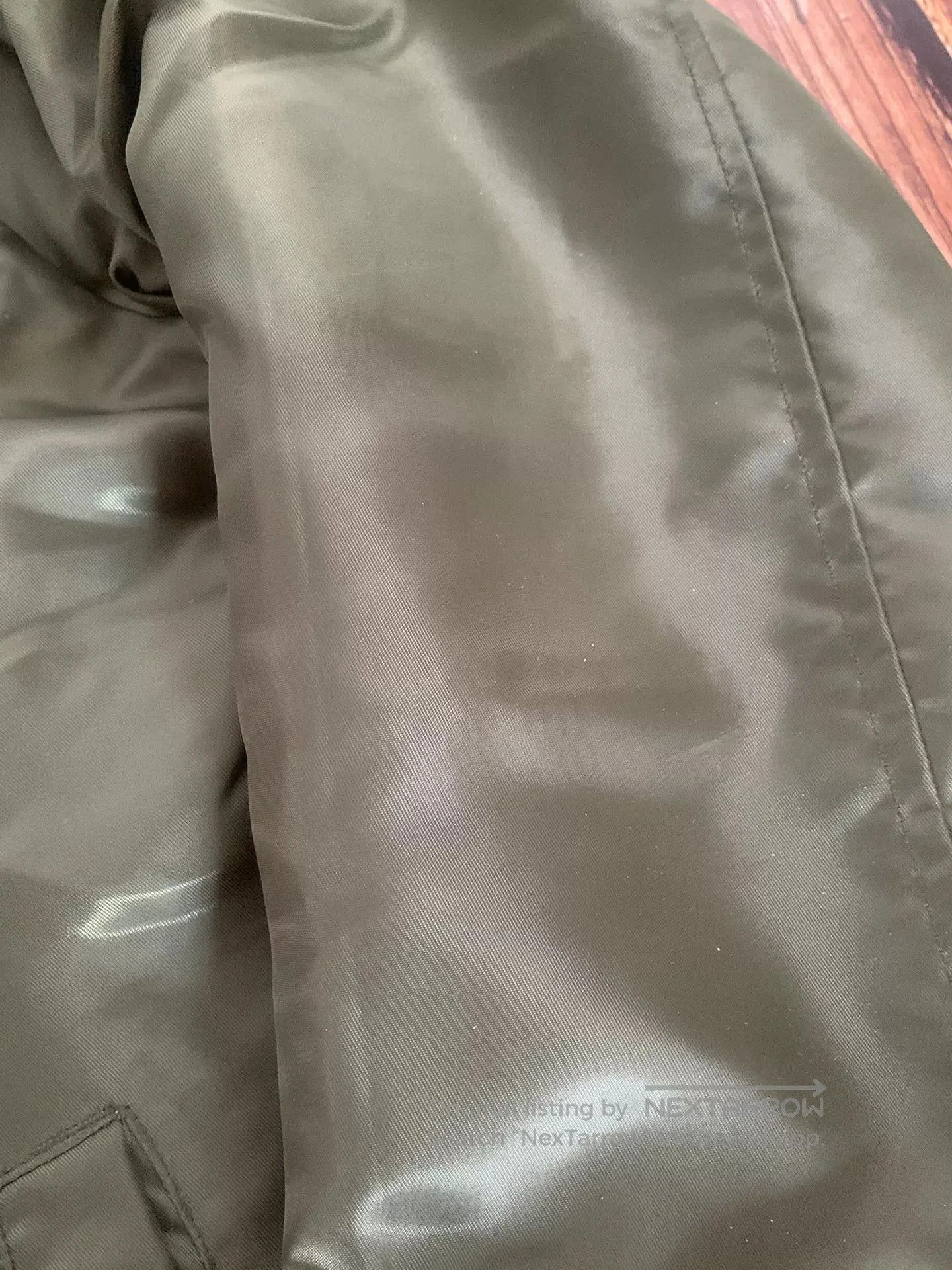 Pherrow's olive green coach jacket with logo. Size US M / EU 48-50 / 2 - 5 Thumbnail