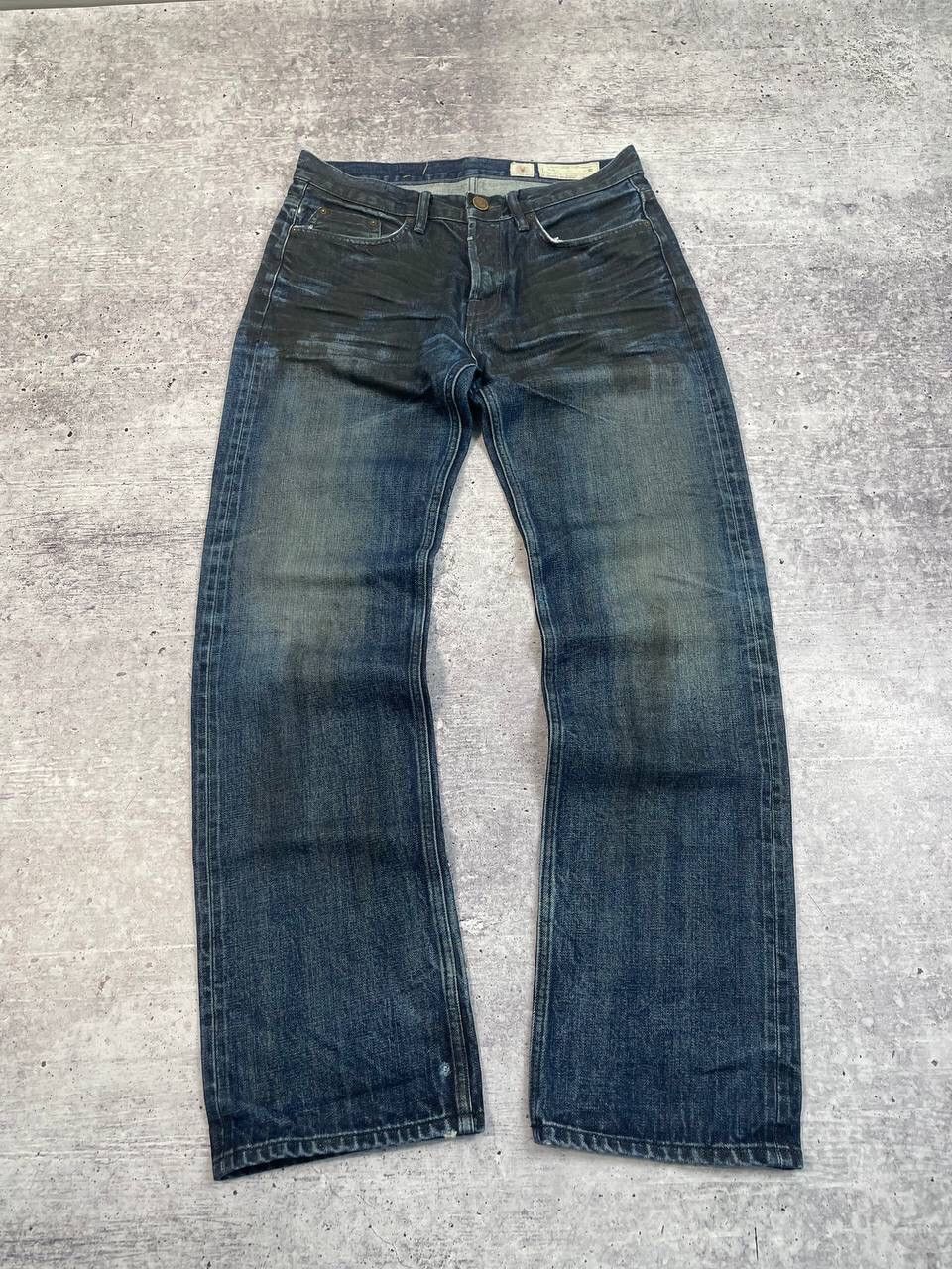 Allsaints Vintage Allsaints Japan Denim Selvage Jeans Painted Y2K Size US 30 / EU 46 - 2 Thumbnail