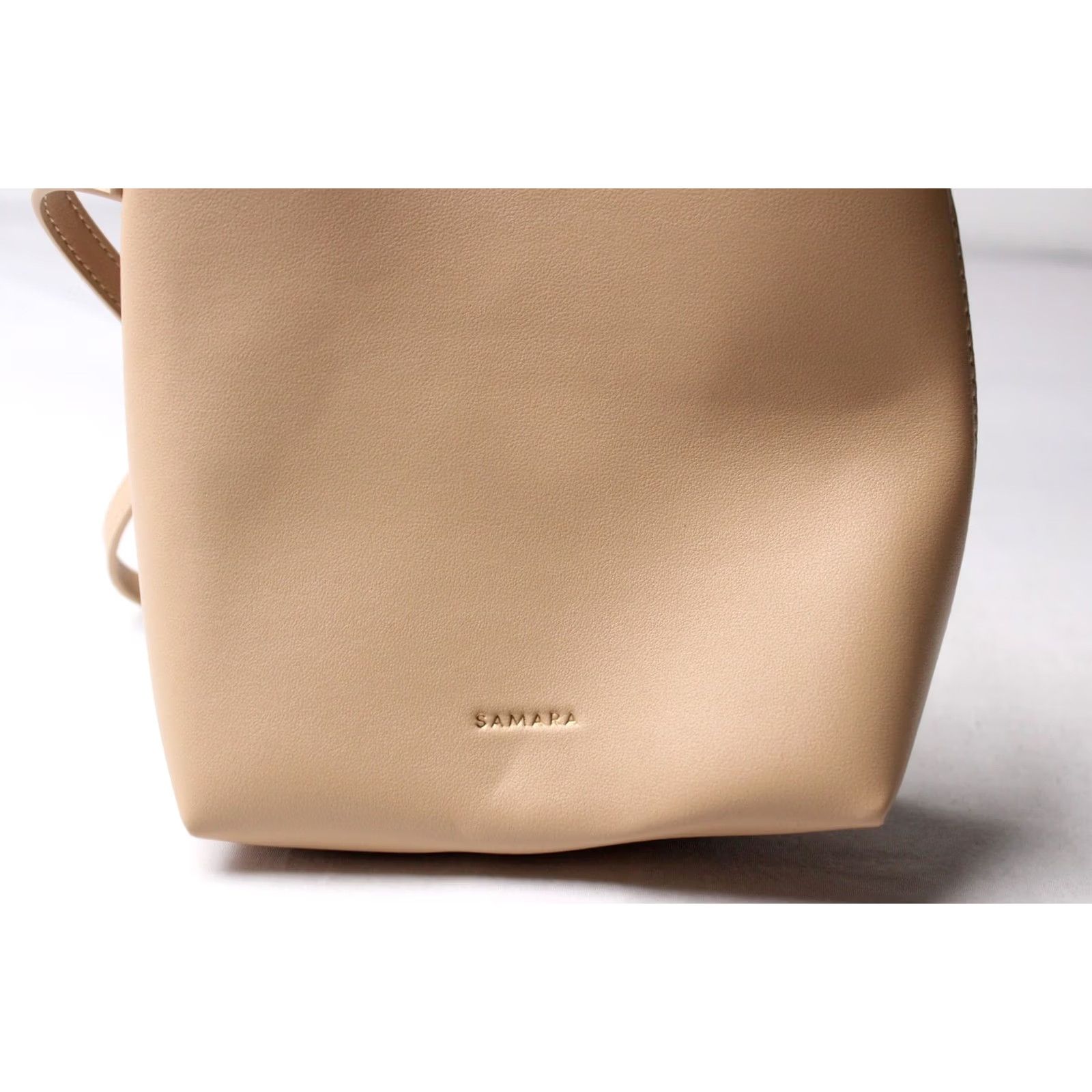 Vintage Samara Women's Vegan Leather Bag Bucket Style Shoulder Bag CL8 Pink OSFM Size ONE SIZE - 2 Thumbnail