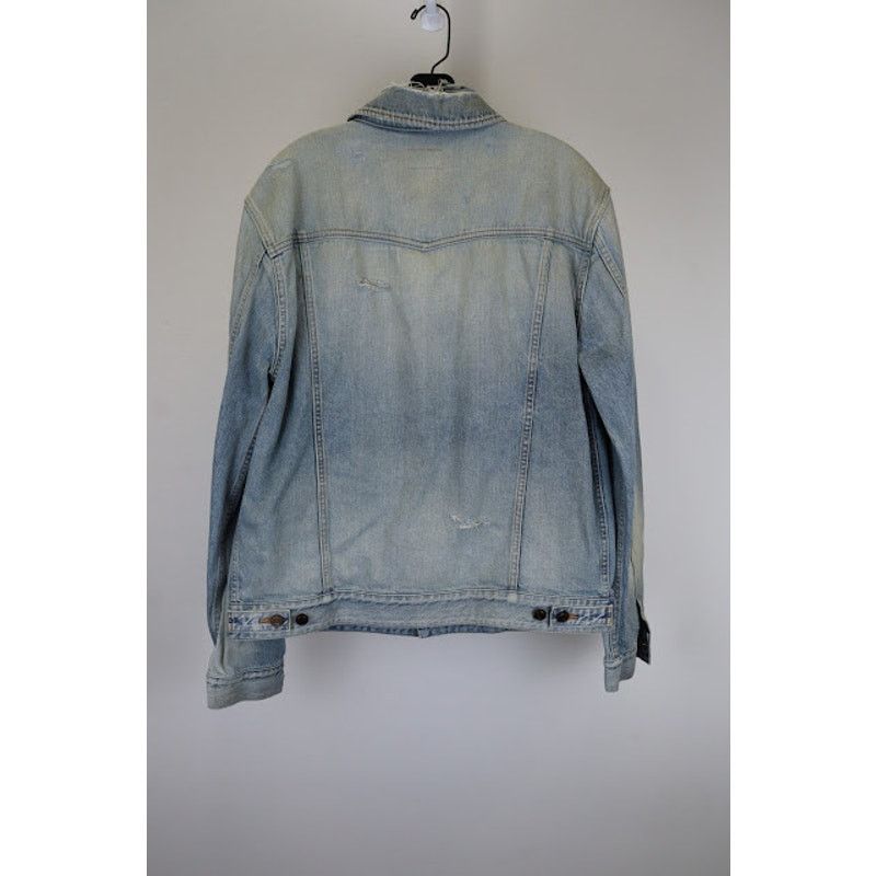 Saint Laurent Paris o1rshd1 Classic Denim Jacket in Sky Blue Size US L / EU 52-54 / 3 - 15 Thumbnail