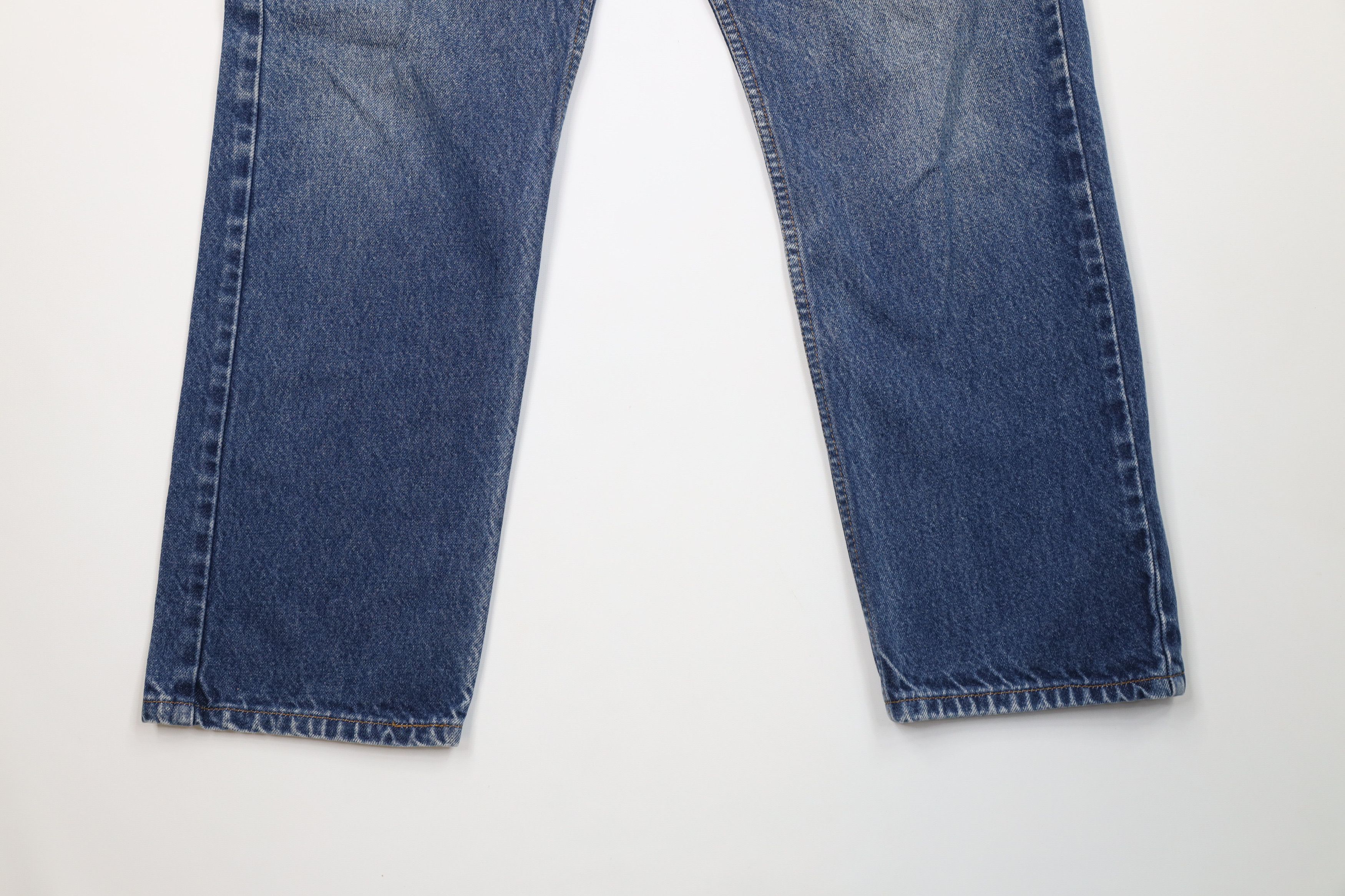 Levi's Vintage 90s Levis 505 Regular Straight Leg Denim Jeans Blue Size US 34 / EU 50 - 4 Thumbnail