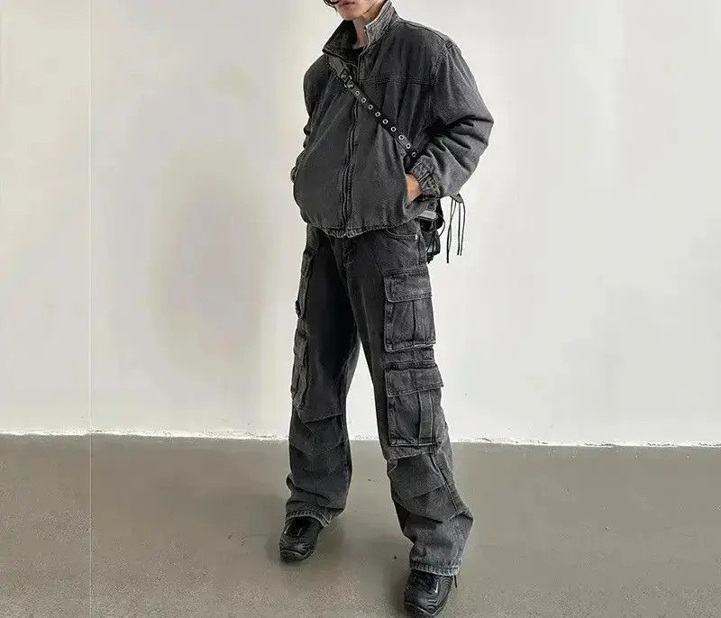 Japanese Brand Multi pocket utility grunge cargo pants y2k Size US 30 / EU 46 - 6 Thumbnail