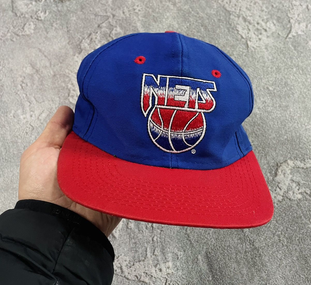 Logo 7 Vintage 90’s New Jersey NETS Logo 7 NBA Cap / Snapback Hat Size ONE SIZE - 1 Thumbnail