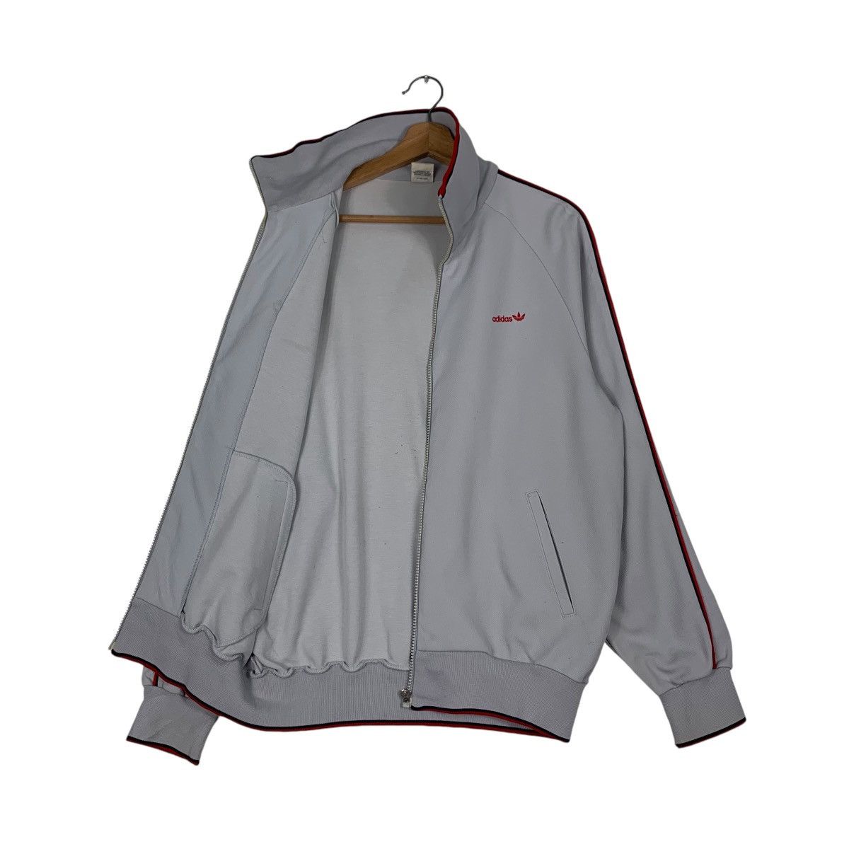 Adidas ADIDAS Trefoil Embroidery Small Logo Track Jacket #1274-C57 Size US M / EU 48-50 / 2 - 9 Thumbnail