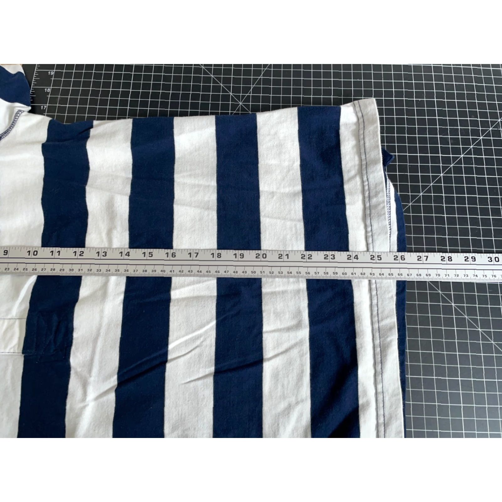 Chaps 90s Chaps Rugby Polo Shirt Long Sleeve Adult M White Blue Stripe Preppy Shirt Size US M / EU 48-50 / 2 - 6 Thumbnail