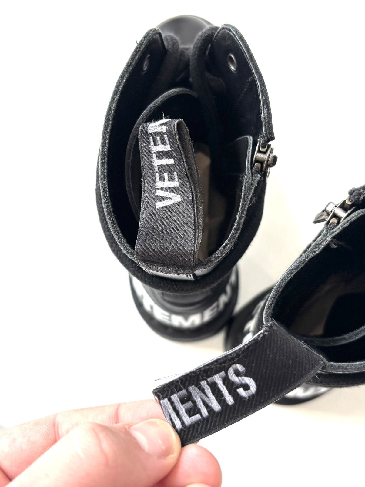 Vetements Vetements Combat Leather Boots Size US 8 / IT 38 - 6 Thumbnail