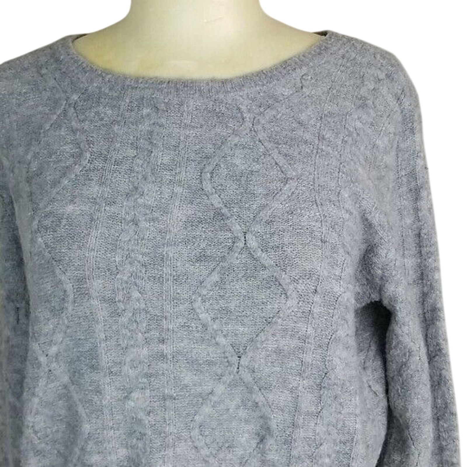 Johnny Cupcakes Cupcakes & Cashmere Sweater Cable Knit Crewneck Preppy Size S / US 4 / IT 40 - 2 Thumbnail