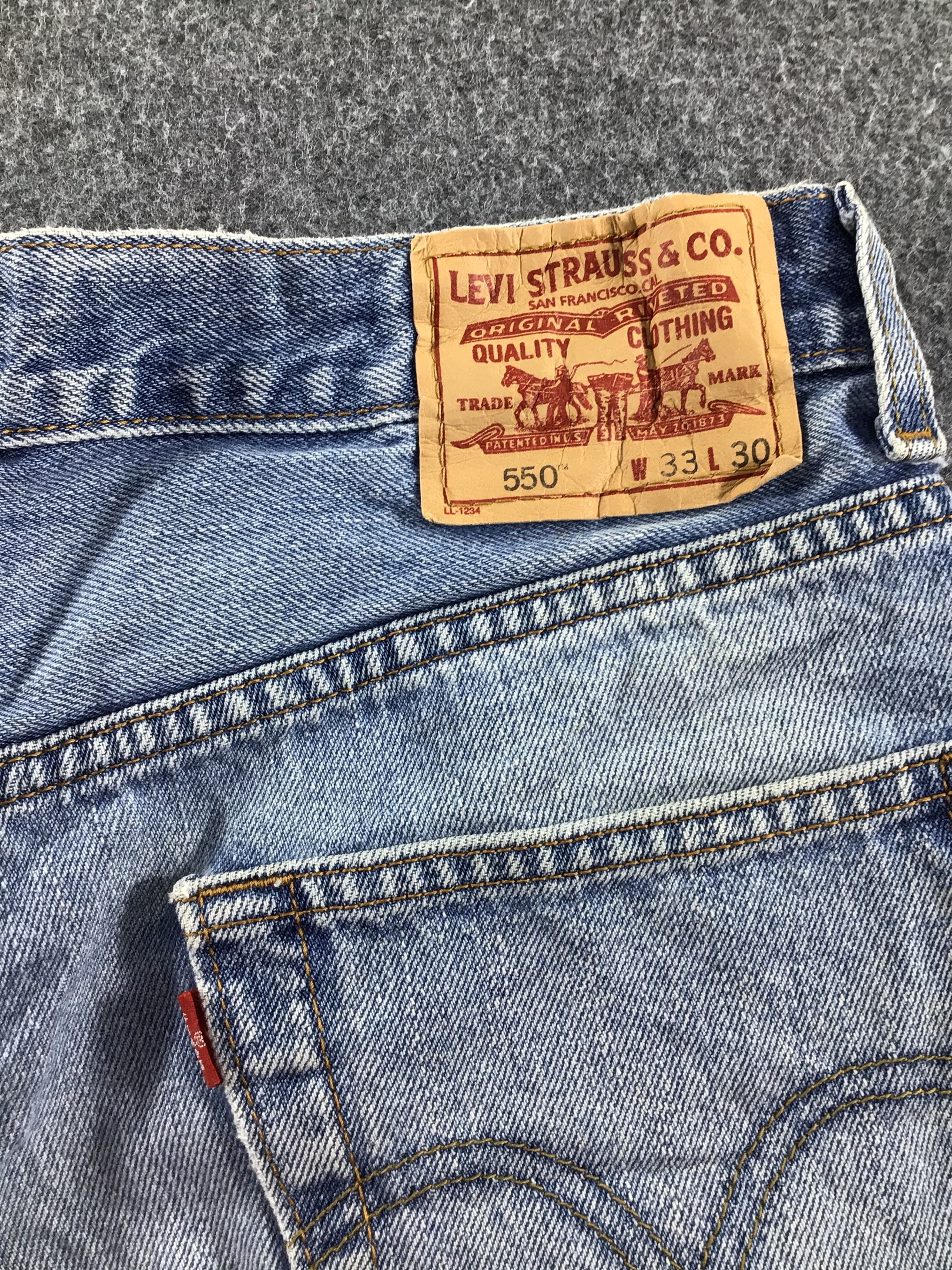 Levi's Vintage Levis 550 Jeans Medium Wash Denim -J541 Size US 33 - 5 Thumbnail