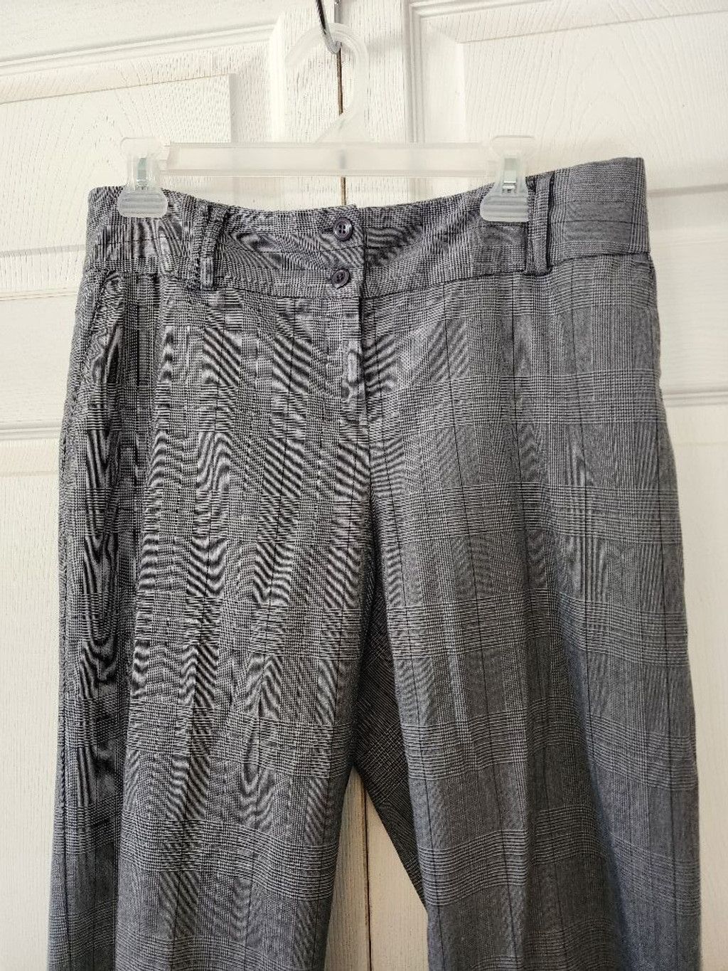 Other Relativity Gray Plaid Pants Size 34" / US 12 / IT 48 - 2 Thumbnail