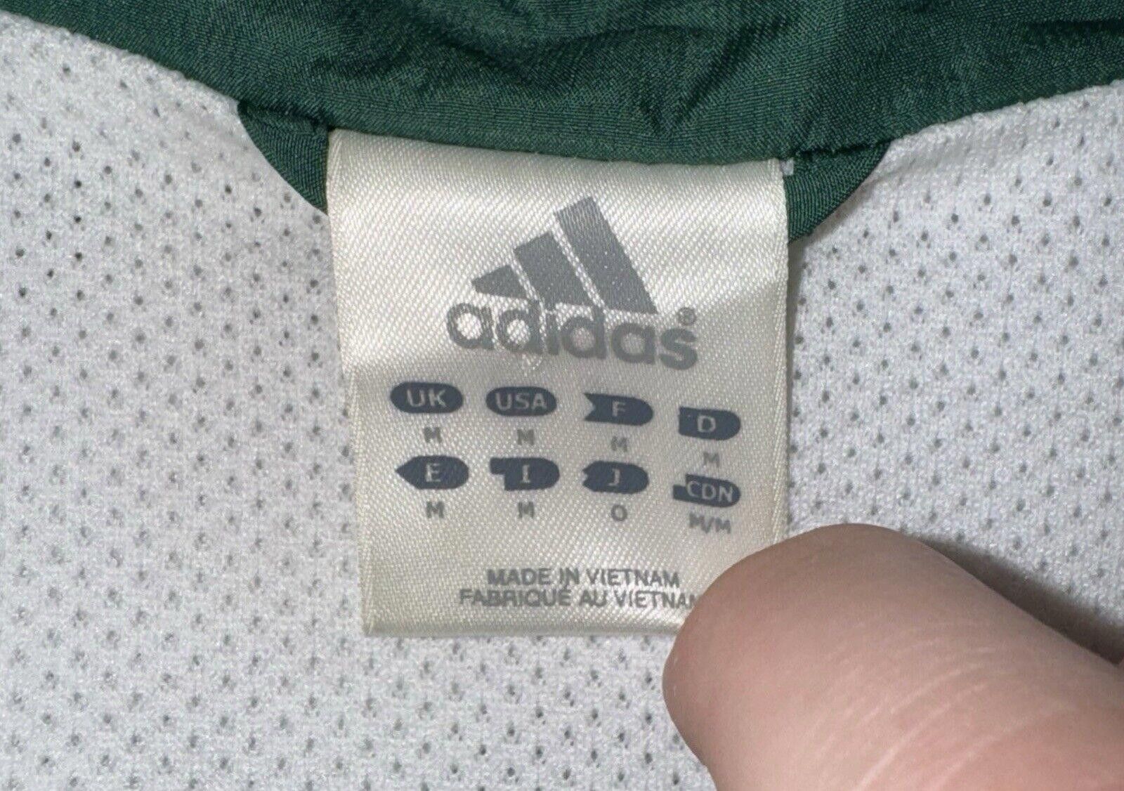 Adidas VTG Adidas Notre Dame Fighting Irish Full Zip Track Jacket M Size ONE SIZE - 8 Thumbnail