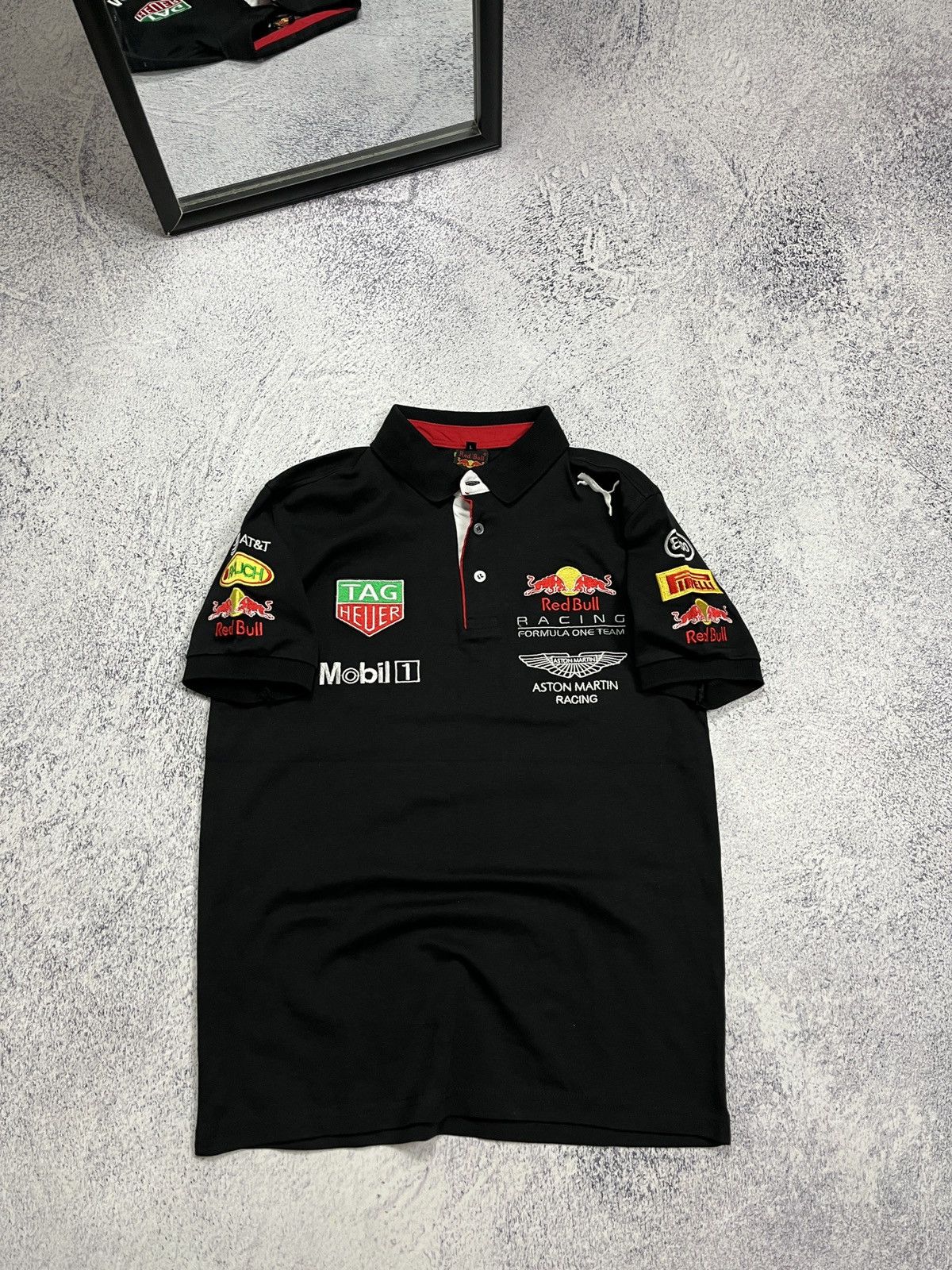 Formula 1 × Puma × Red Bull Aston Martin Red Bull Puma Racing T-shirt Formula One Rare Size US S / EU 44-46 / 1 - 1 Thumbnail