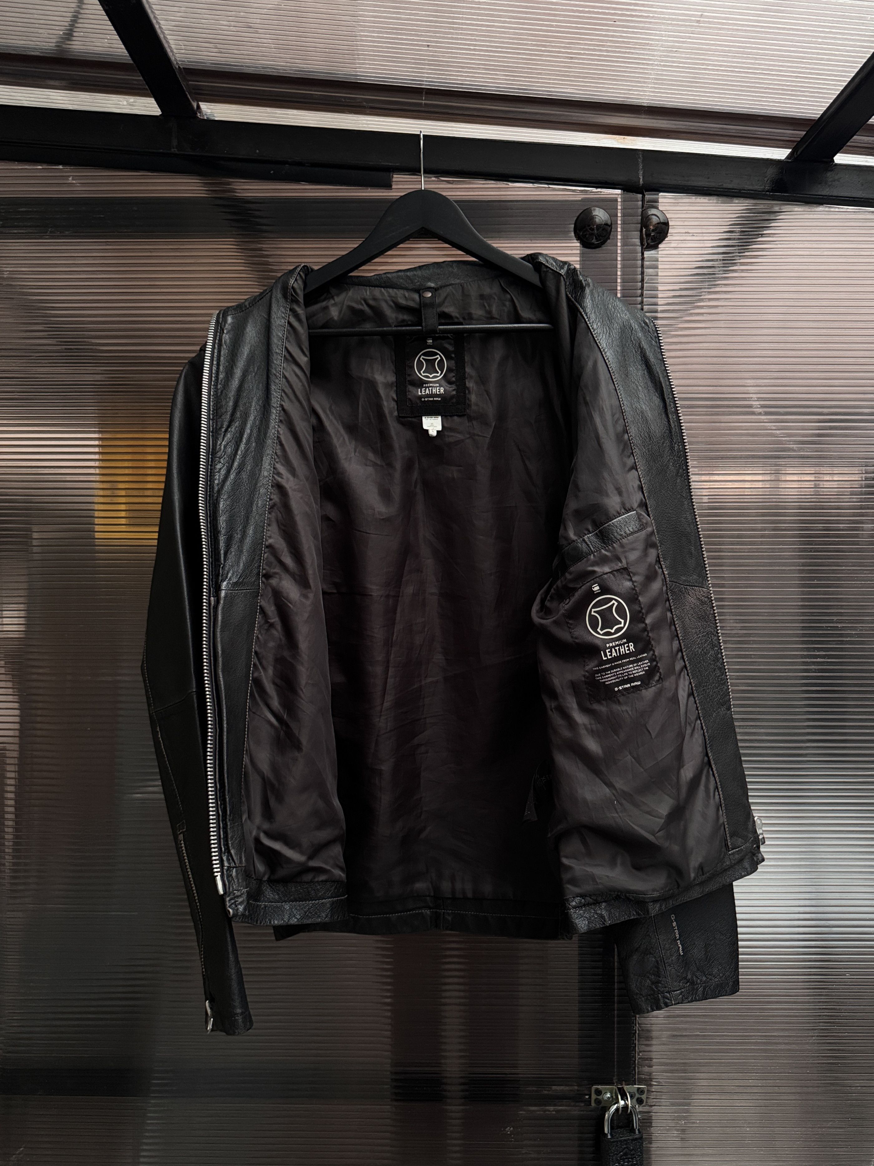 G-Star G-Star Raw Real Leather Jacket Size US XL / EU 56 / 4 - 3 Thumbnail