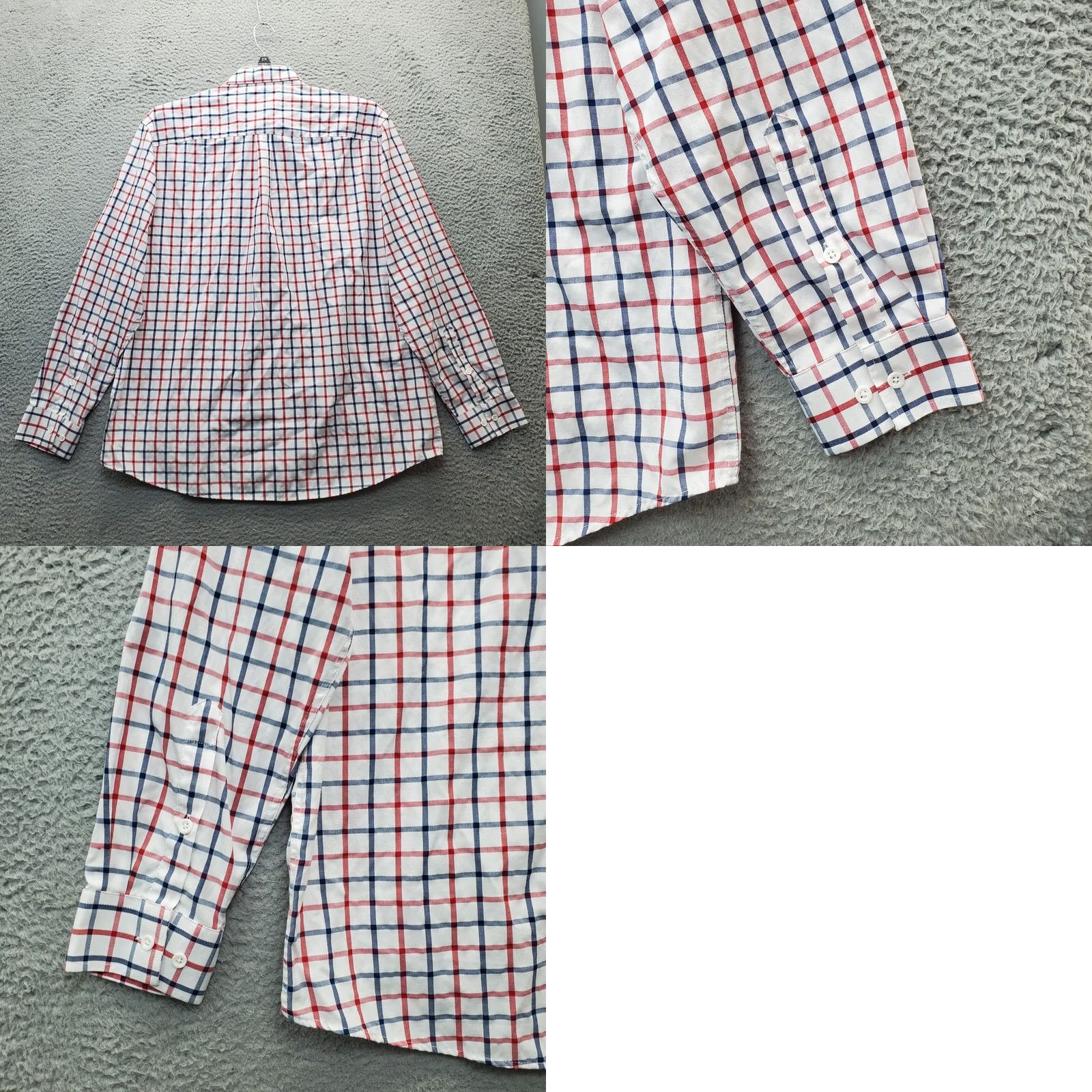 Vintage Classic Collection Shirt Mens XL Multi Checkered Regular Button-Up Collared Shirt Size US XL / EU 56 / 4 - 8 Thumbnail