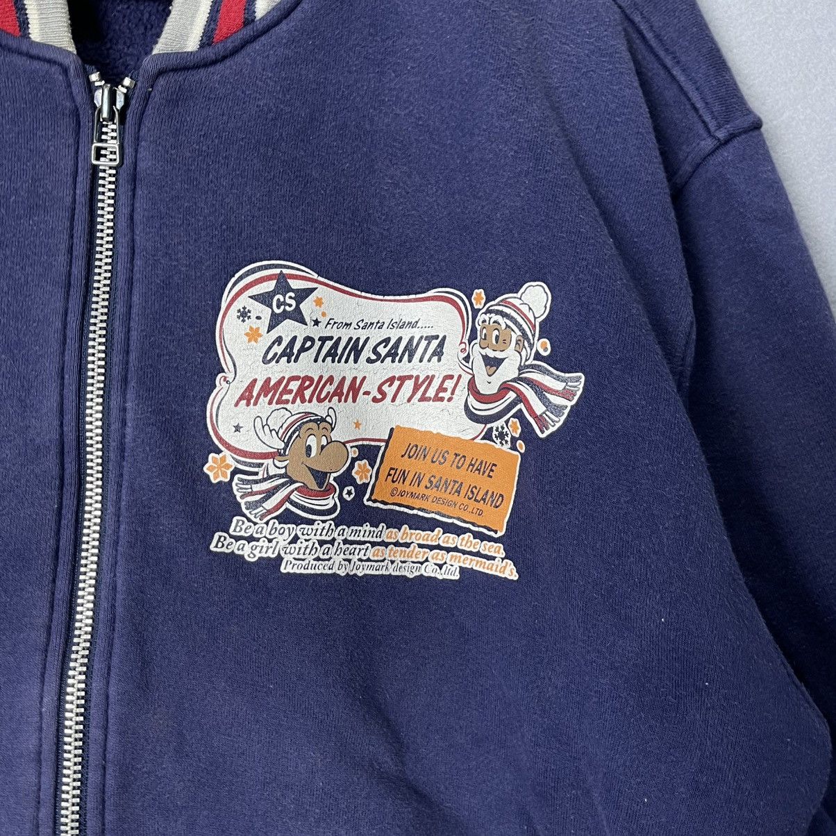 Vintage Vintage Captain Santa American Style Zip Jacket Size US M / EU 48-50 / 2 - 3 Thumbnail