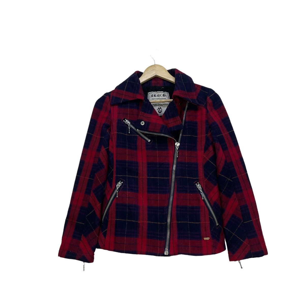 Japanese Brand Awesome Spiral Girl Double Collar Jacket