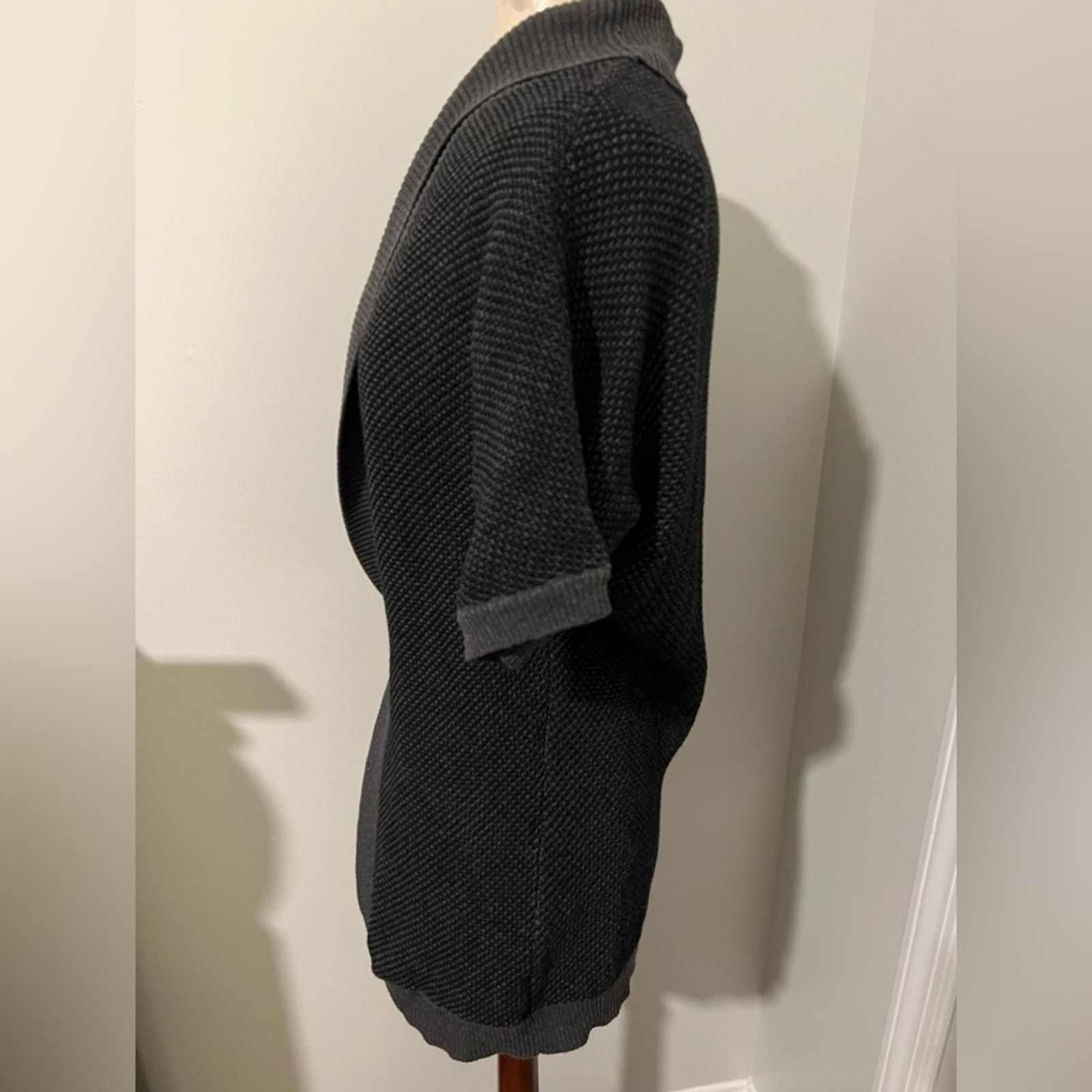 Calvin Klein Calvin Klein Short Sleeve Knit Cardigan Small Size S / US 4 / IT 40 - 3 Thumbnail