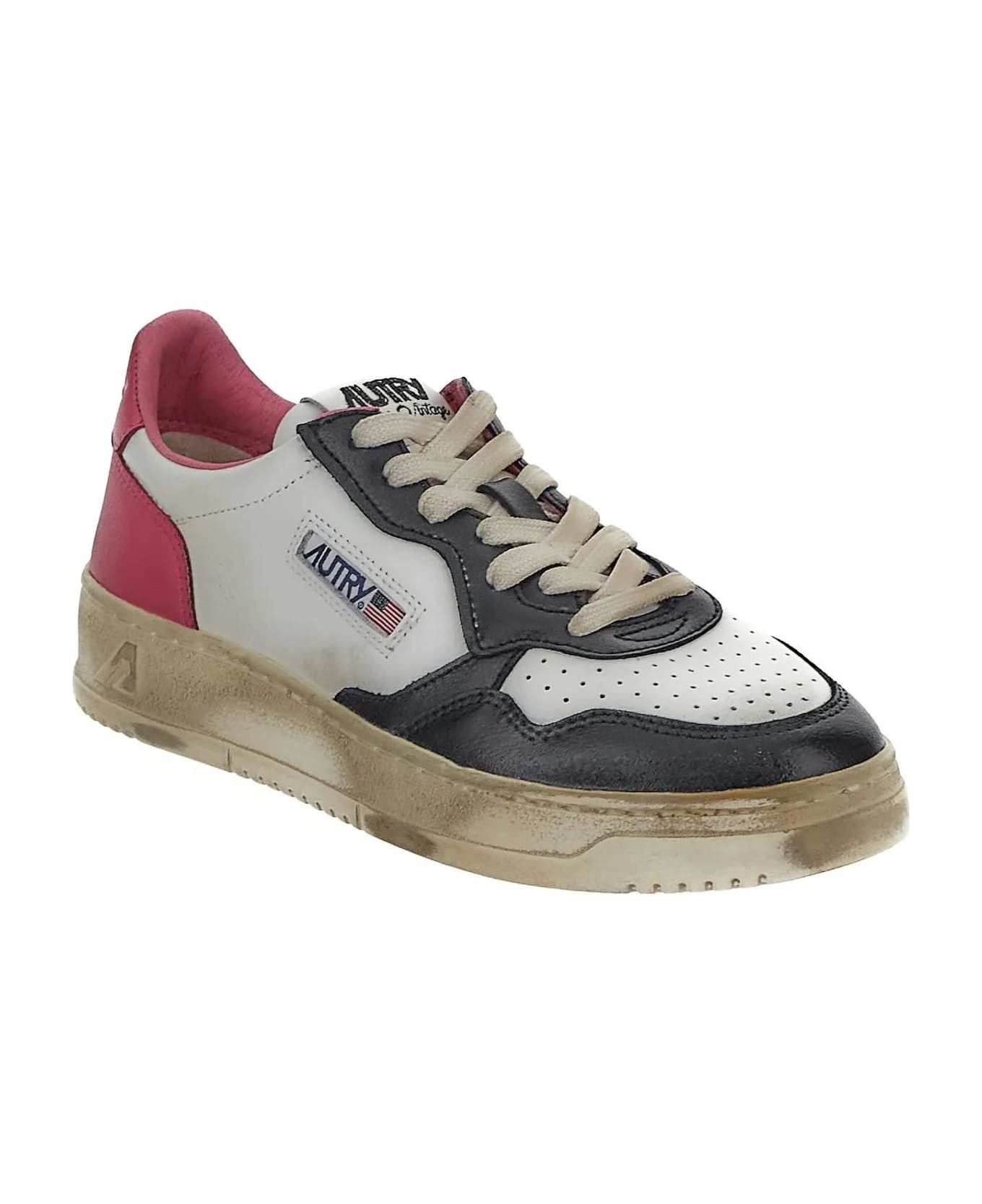 AUTRY o1y0725 Leather Low-Top Sneakers in Multicolor Size US 5 / IT 35 - 2 Thumbnail