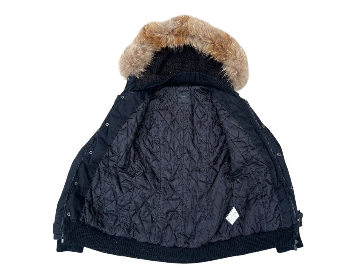 Vintage Moussy Japan Cargo Tactical Raccoon Fur Hoodie Jacket Size US S / EU 44-46 / 1 - 13 Thumbnail