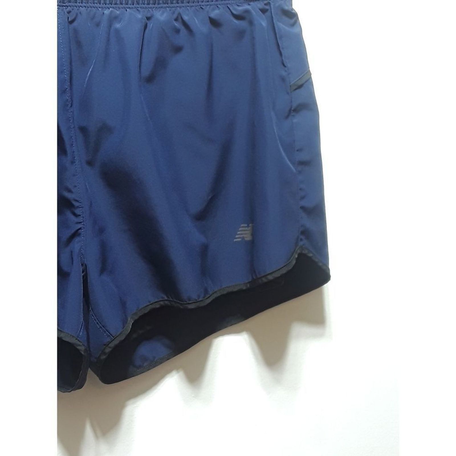 New Balance New Balance Navy Blue Running Shorts SZ Large Jogging Shorts Size 32" / US 10 / IT 46 - 4 Thumbnail