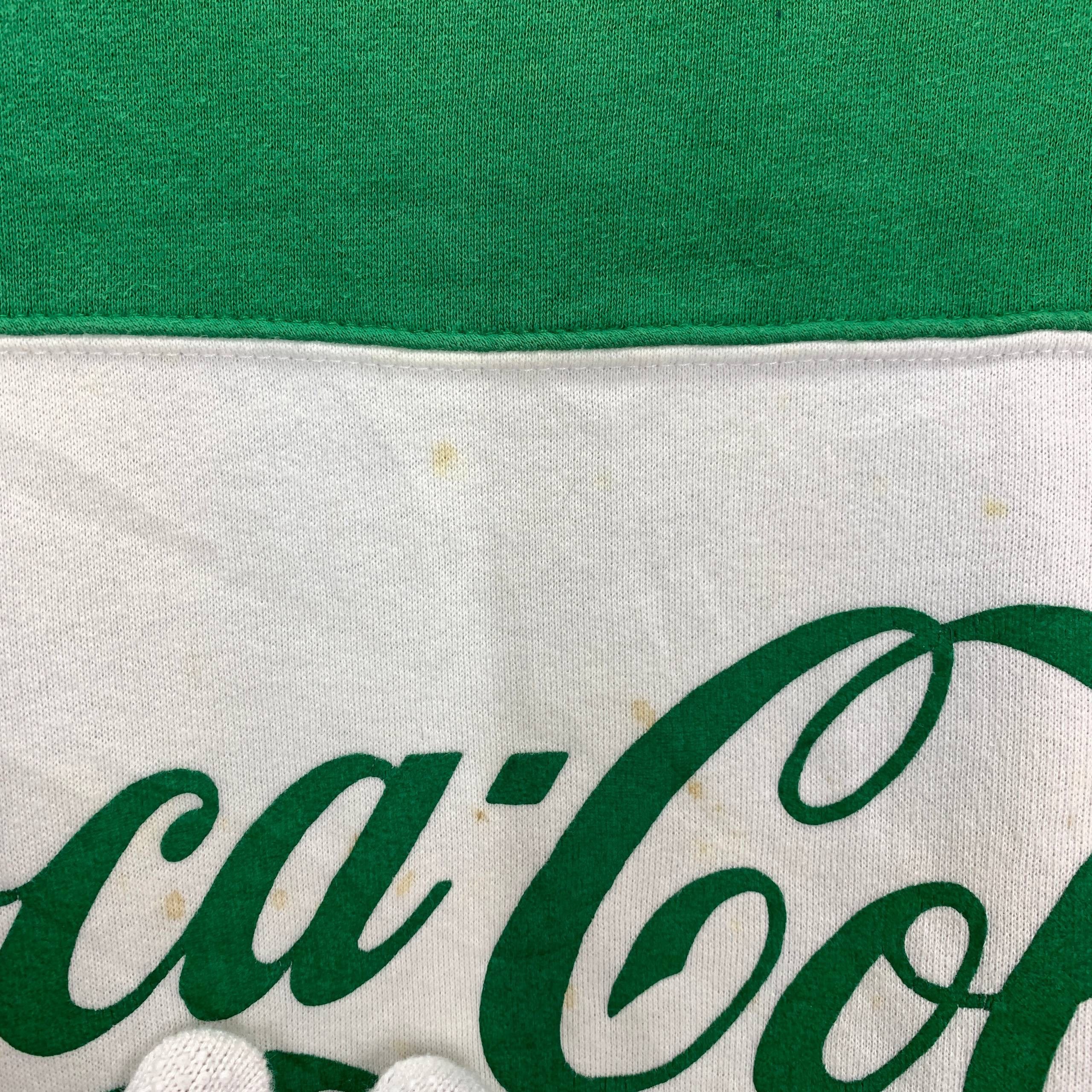 Coca Cola 90s Vintage COCA COLA Striped Sweatshirt #2607/Z Size US M / EU 48-50 / 2 - 6 Thumbnail