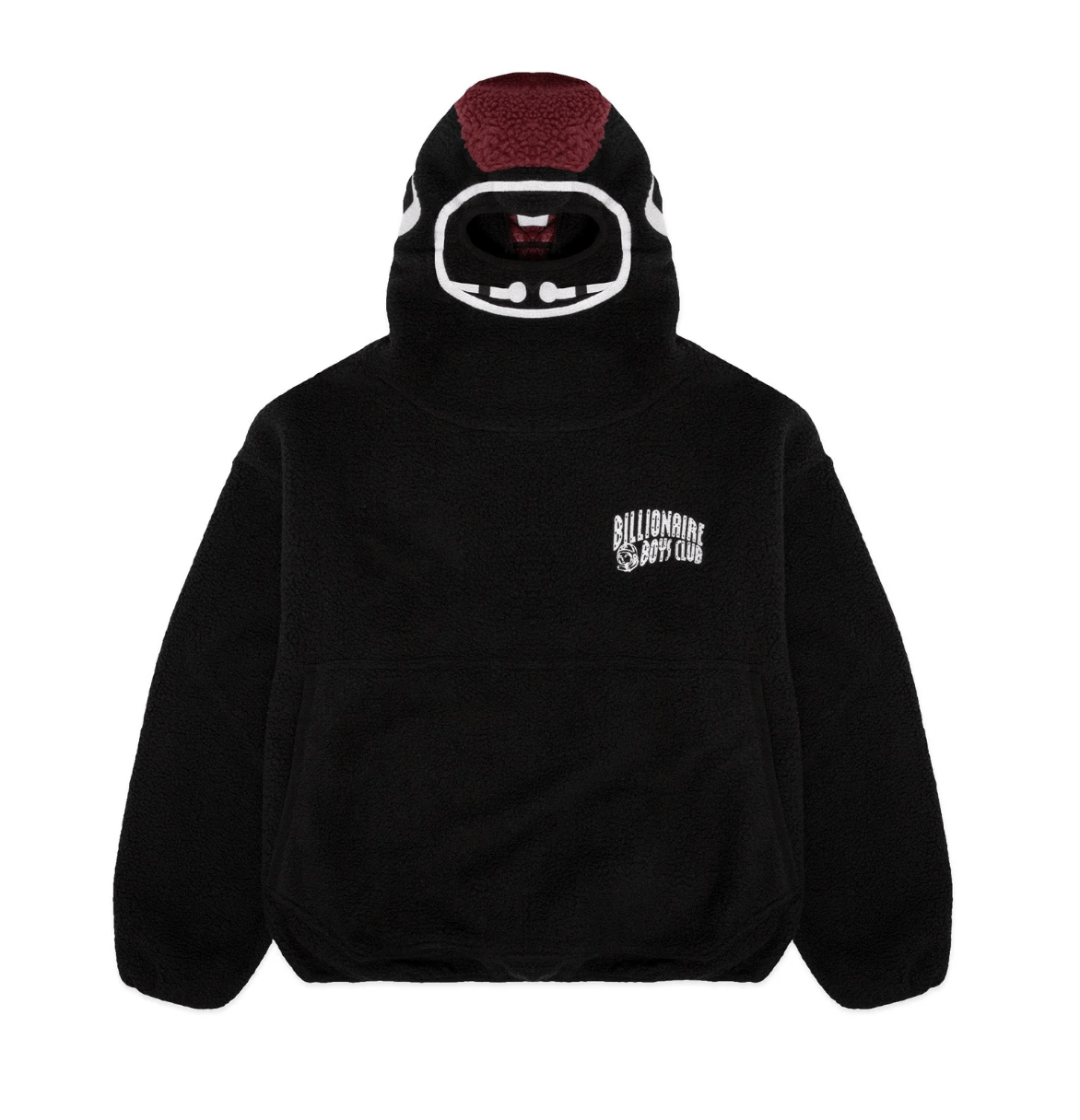 Image of Billionaire Boys Club Bb Polar Fleece Balaclava Hoodie in Black, Men's (Size XL)