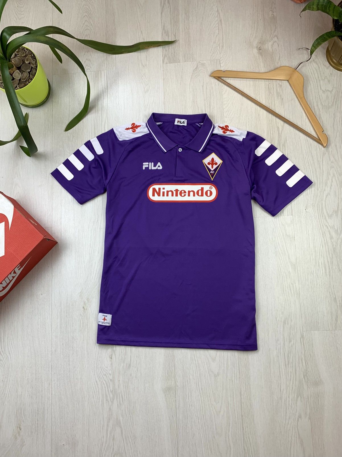 Fila Fila ACF Fiorentina 1998 1999 Batistuta 9 Home Shirt Size L Size US L / EU 52-54 / 3 - 1 Thumbnail