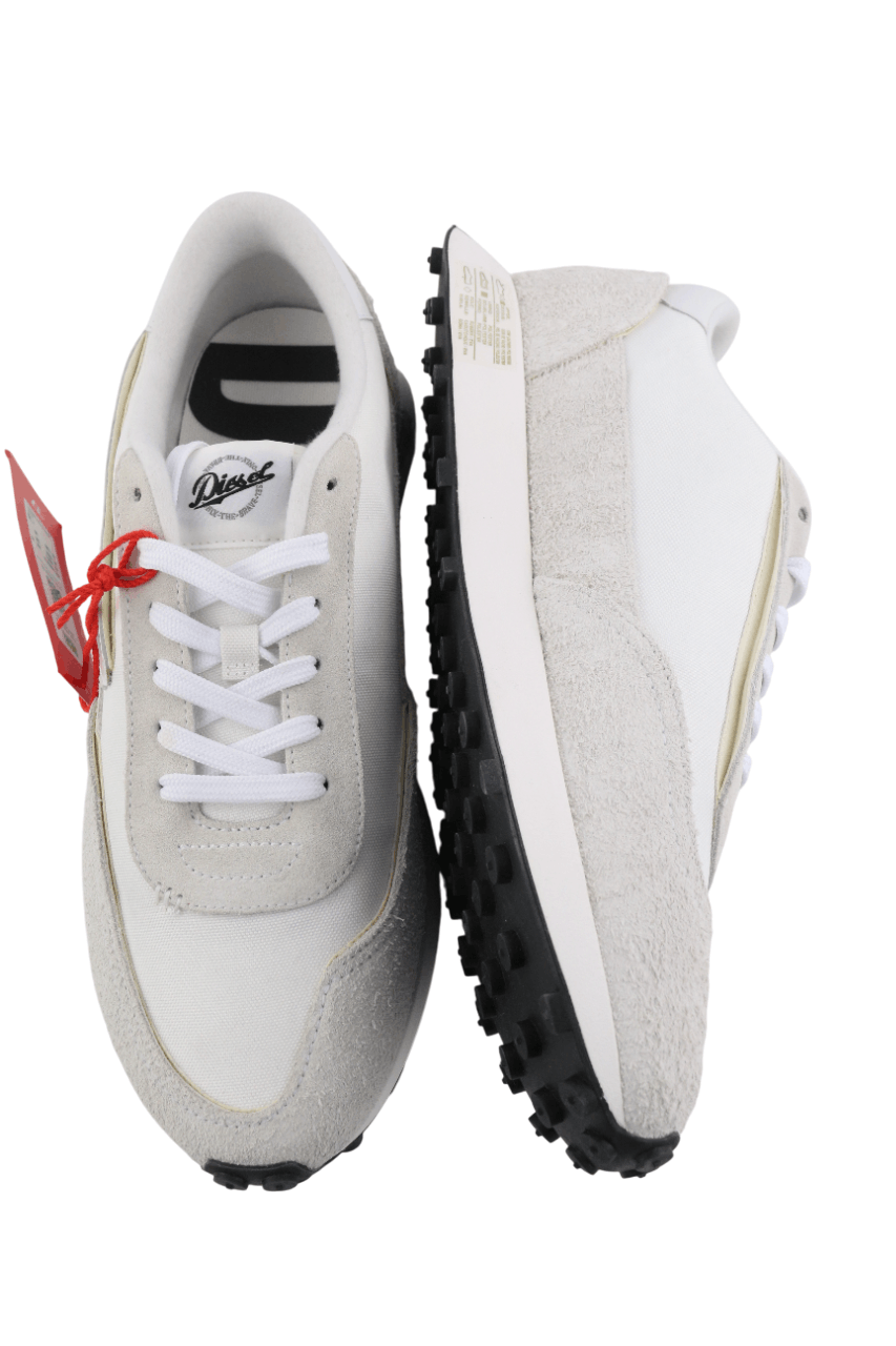 Diesel S-RACER-LC EU44 White Leather Details 40583 Size US 11 / EU 44 - 6 Thumbnail