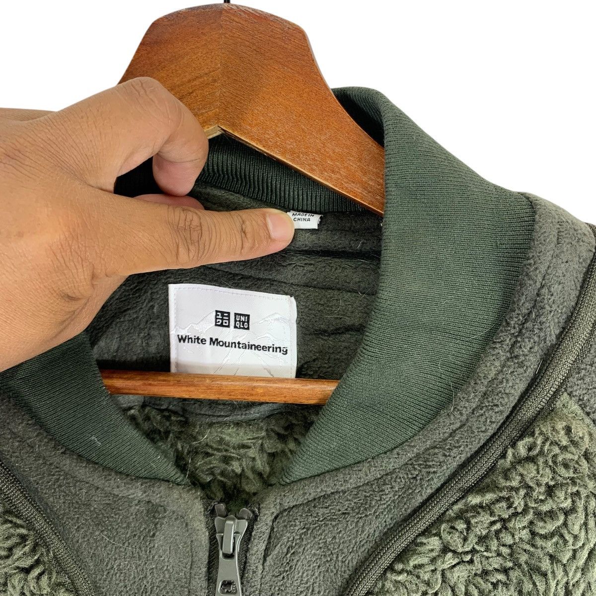 Uniqlo × White Mountaineering VINTAGE WHITE MOUNTAINEERING UNIQLO BOMBER FLEECE Size US L / EU 52-54 / 3 - 5 Thumbnail