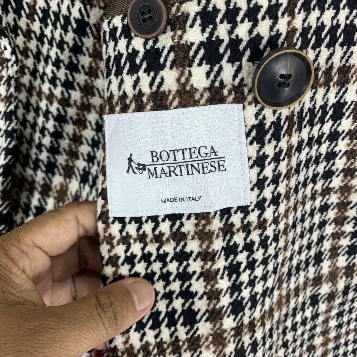 Autumn Cashmere VINTAGE BOTTEGA MARTINESE WOOL OVERCOAT Size XL / US 12-14 / IT 48-50 - 8 Thumbnail